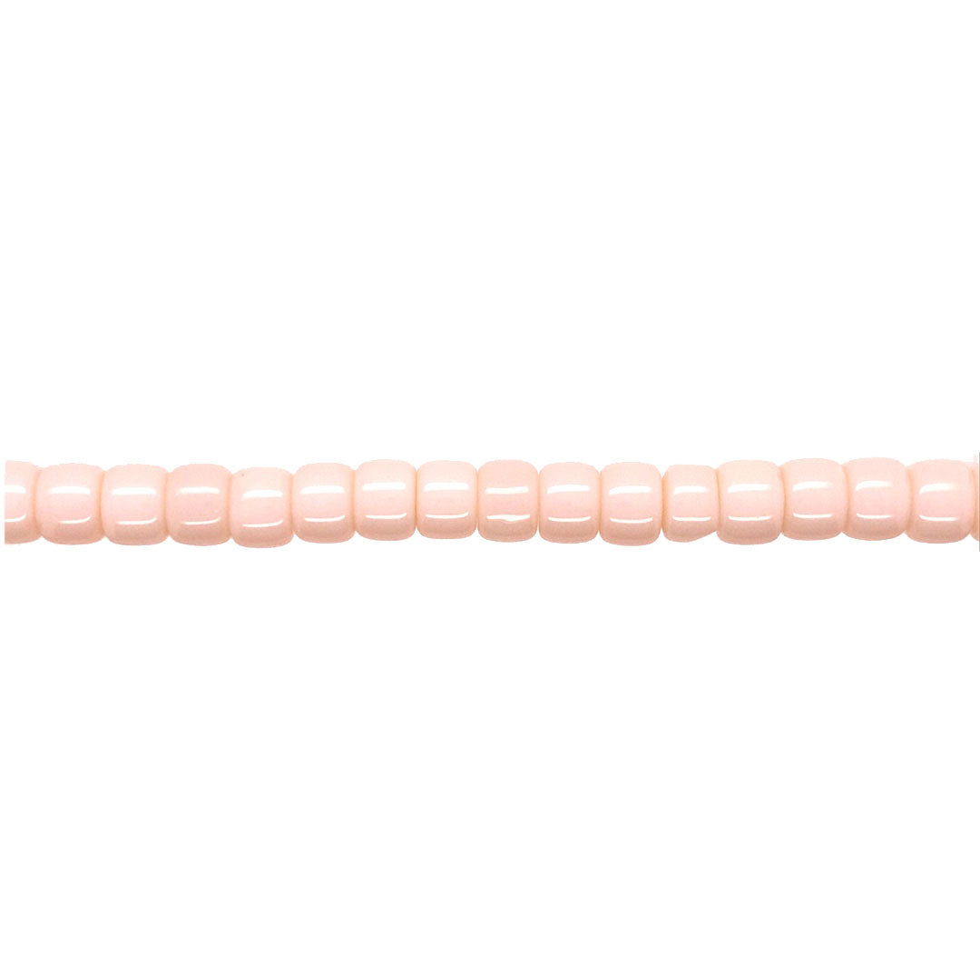 Pastel Pink Glass Rondelle 8mm