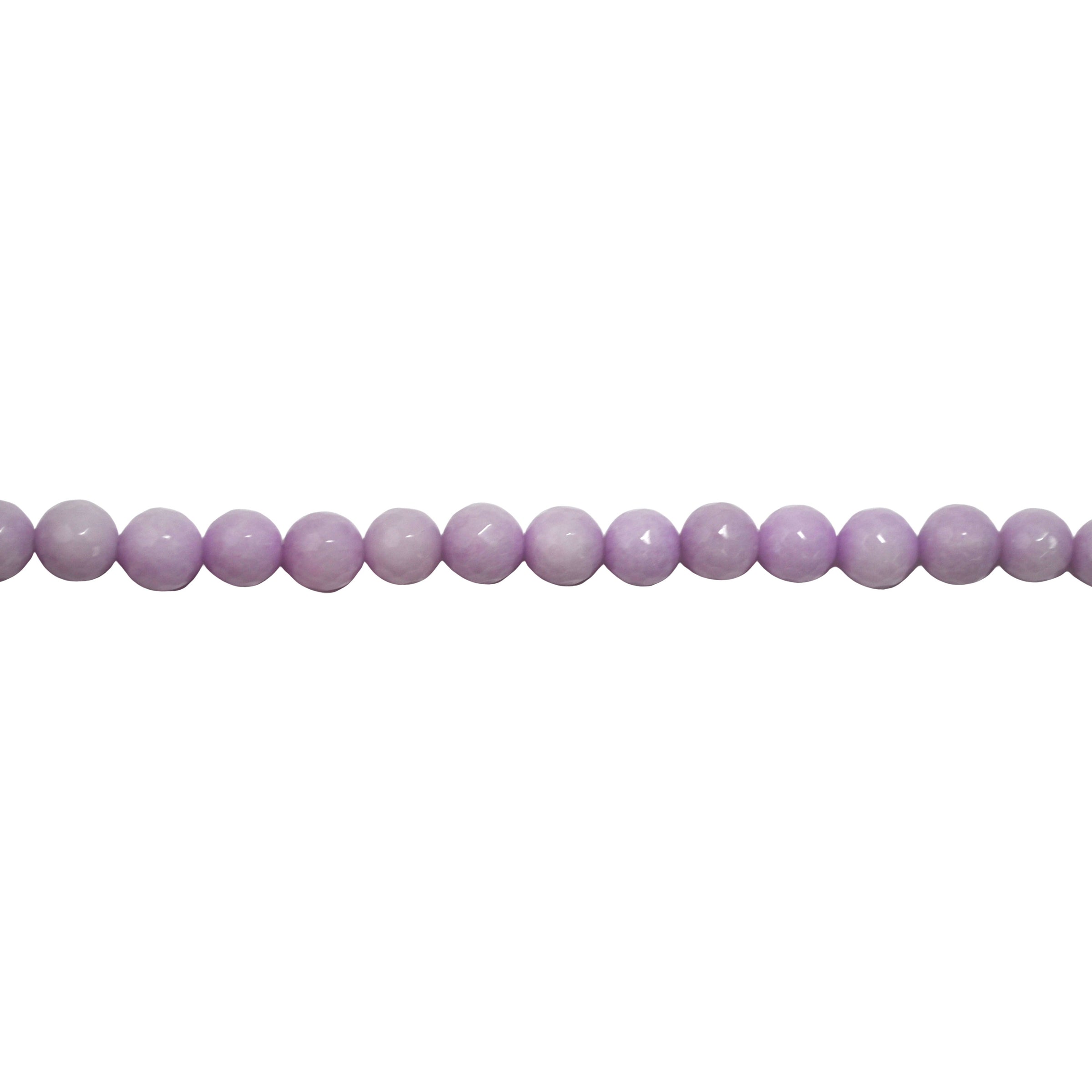 Pastel Purple Jade 10mm - Faceted