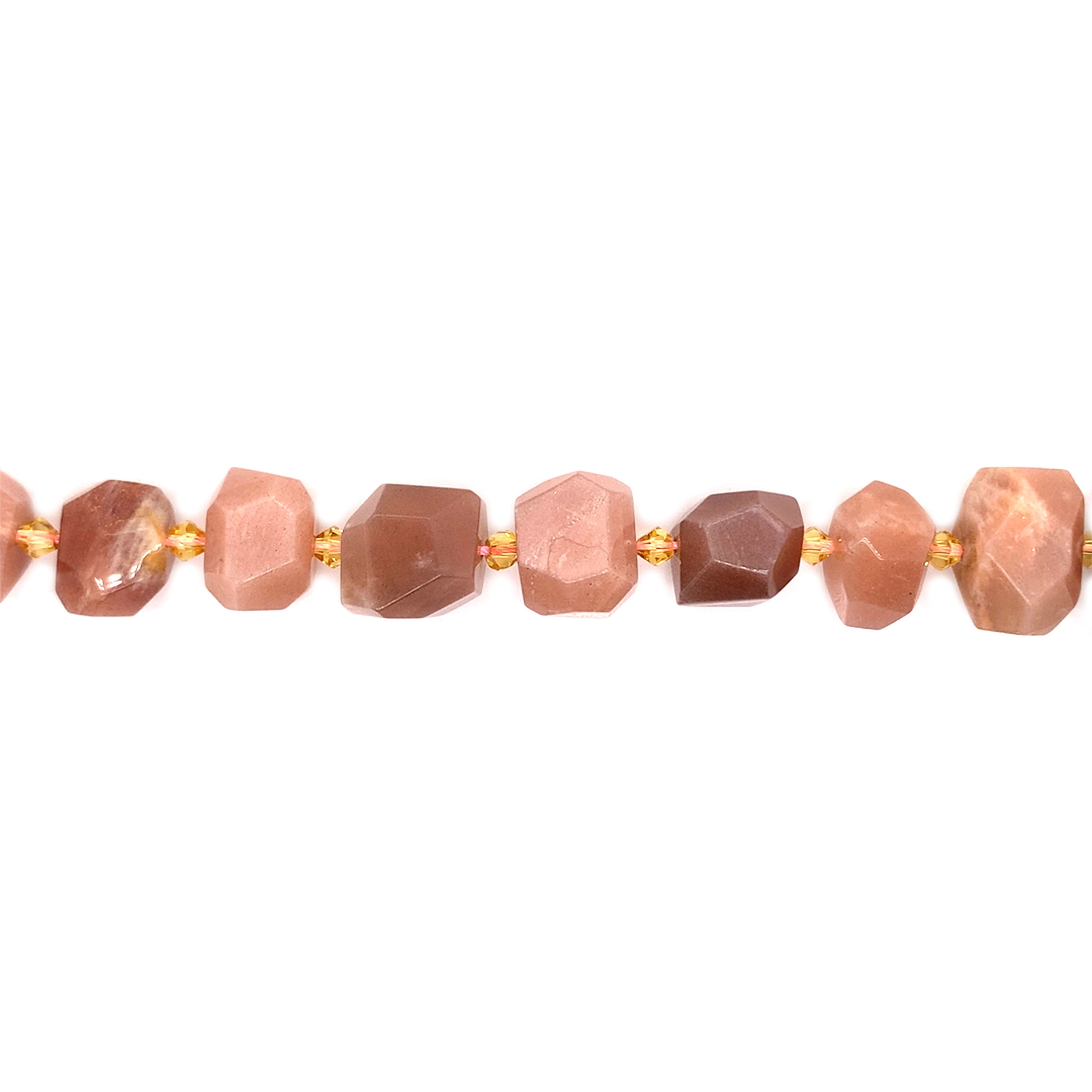 Peach Moonstone 18mm - Cut Nuggets