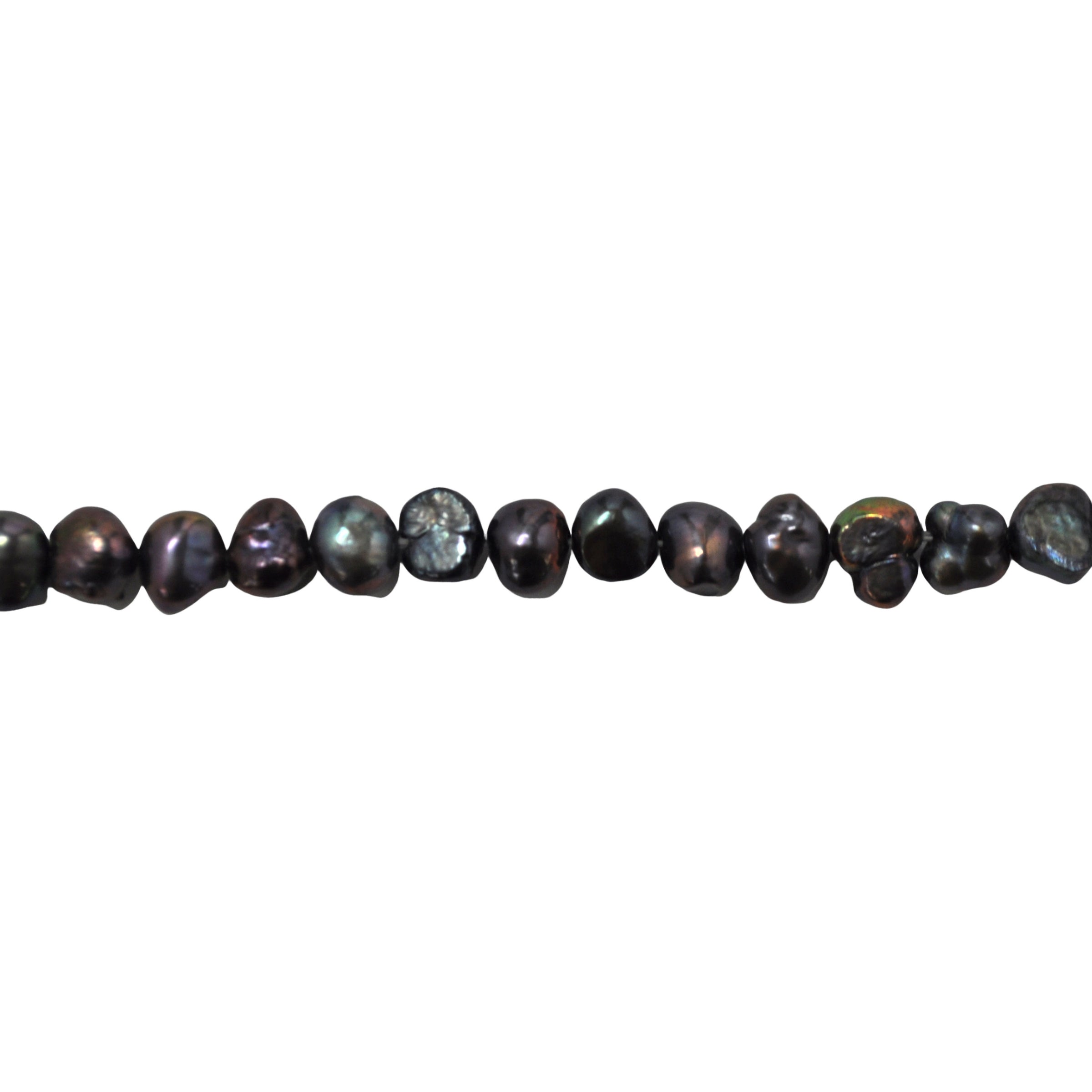 Peacock Baroque Freswater Pearls 6mm