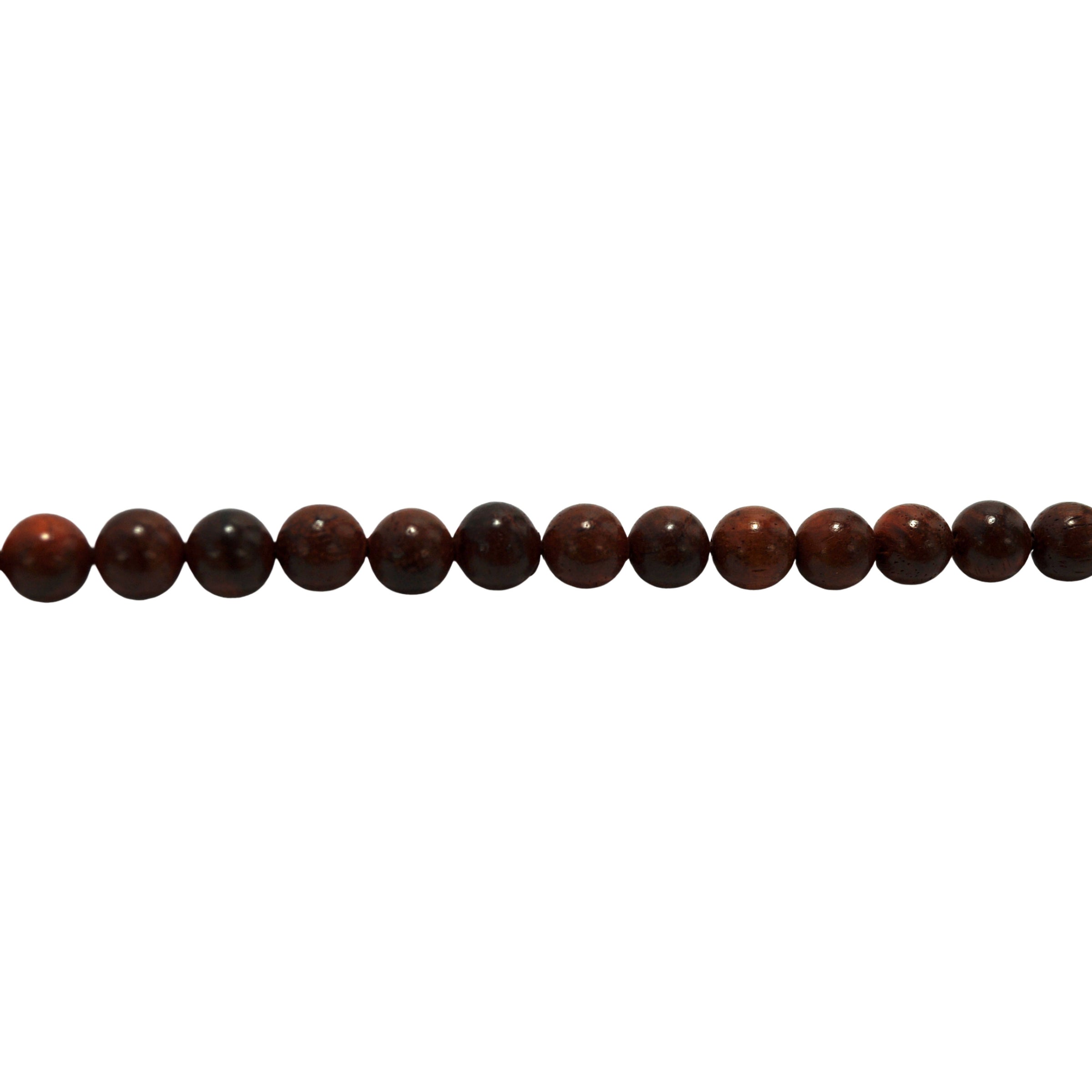 Pecan Sandalwood Beads 6mm - 32" Strand