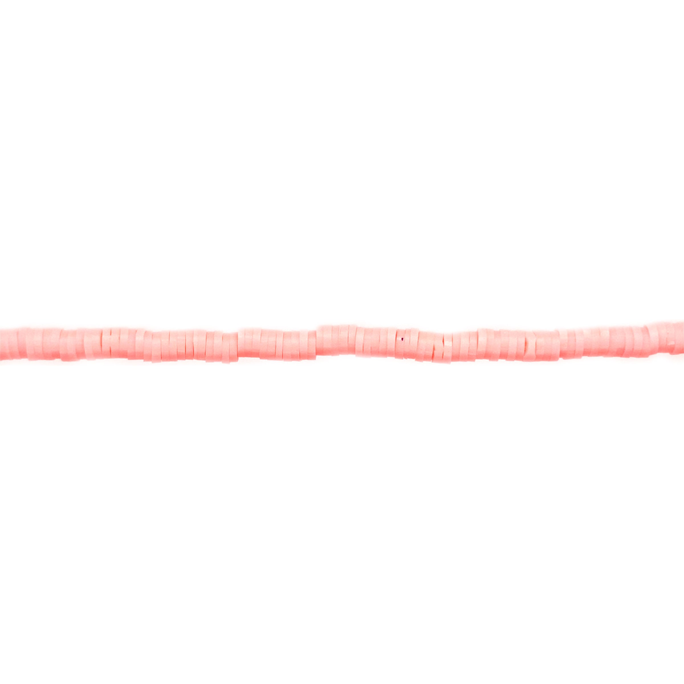 Pink Lemonade Polymer Clay Heishi Beads