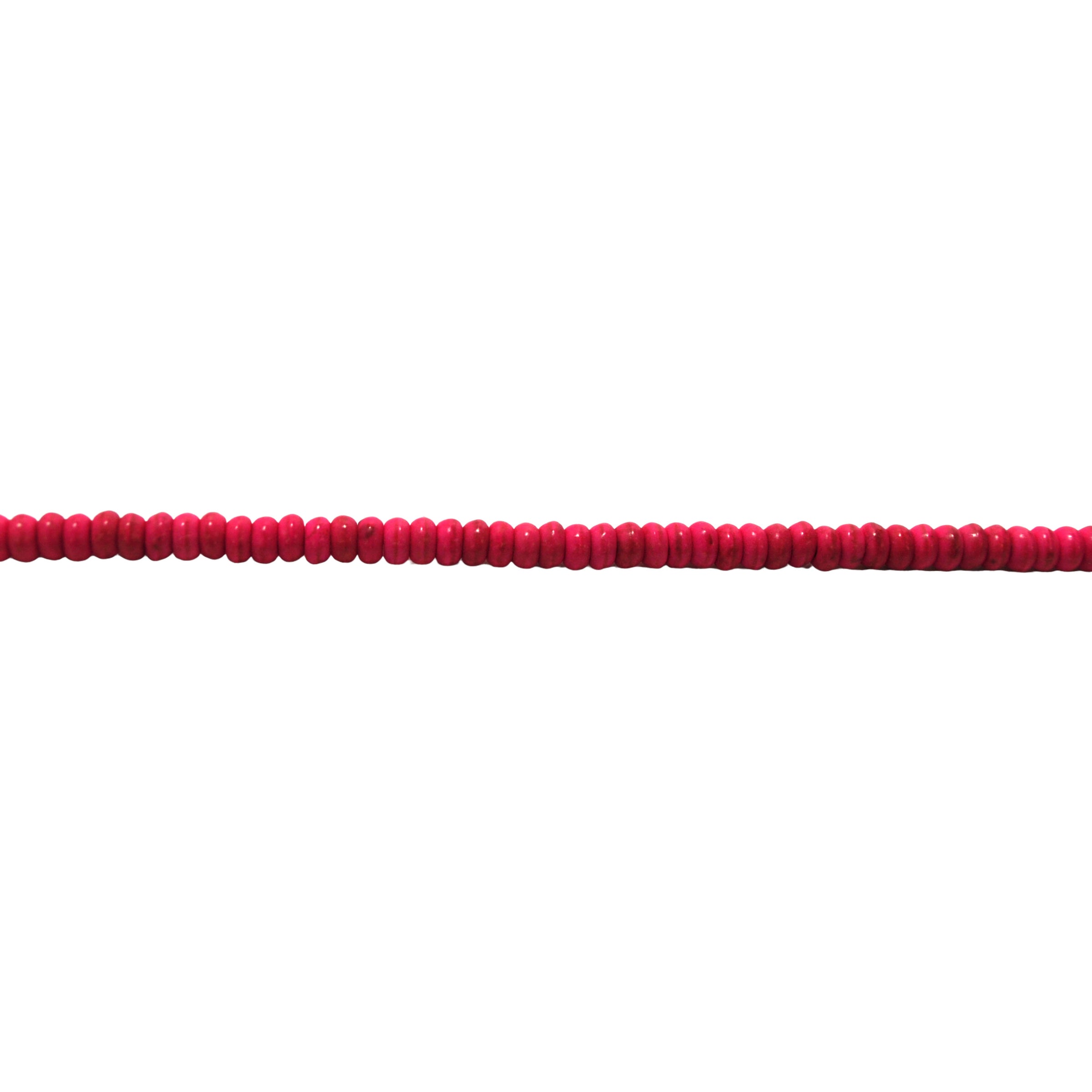 Pink Magnesite 4mm - Rondelle