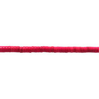 Pink Synthetic Turquoise Rondelle Beads-1