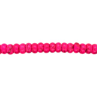 Pink Synthetic Turquoise Rondelle Beads 8mm