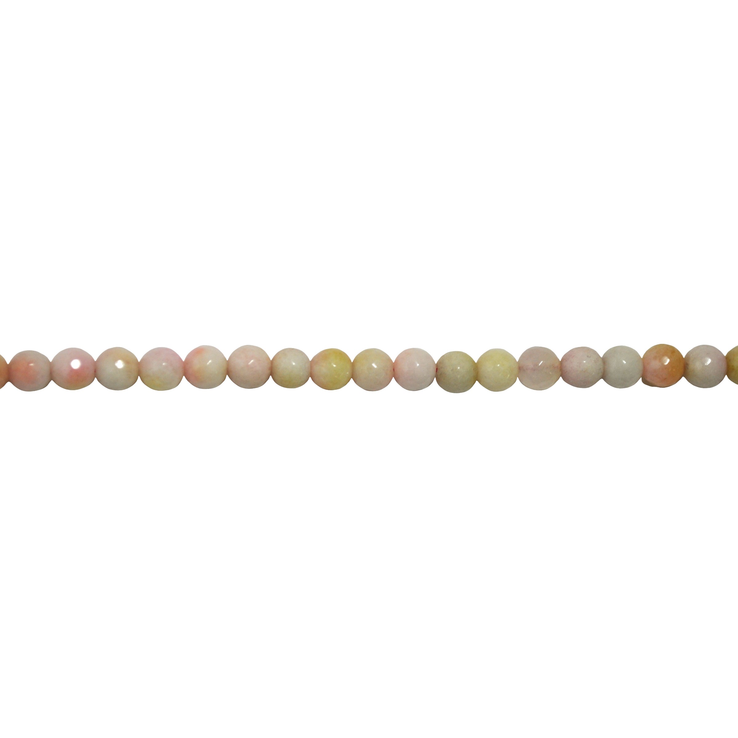 Pink/Yellow Jade 8mm - Faceted