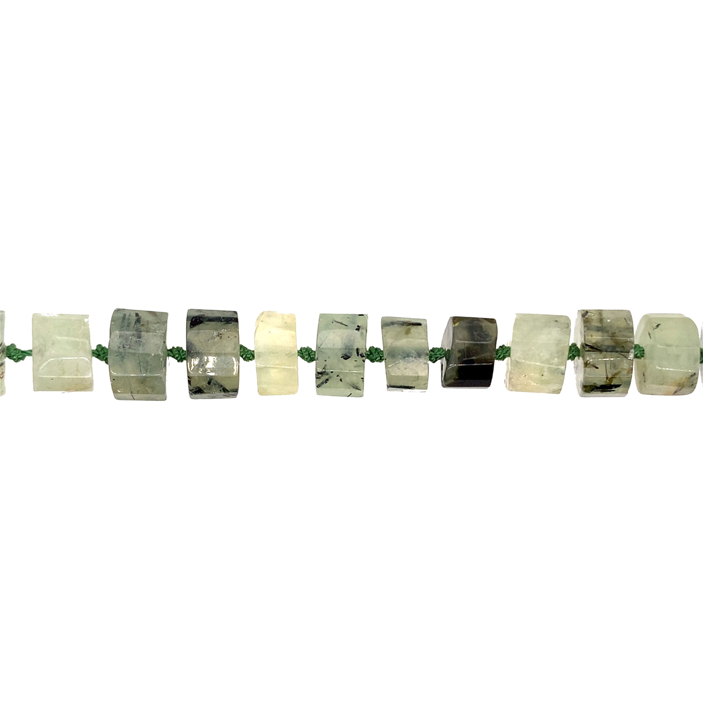 Prehnite Hexagonal Wheel 12mm