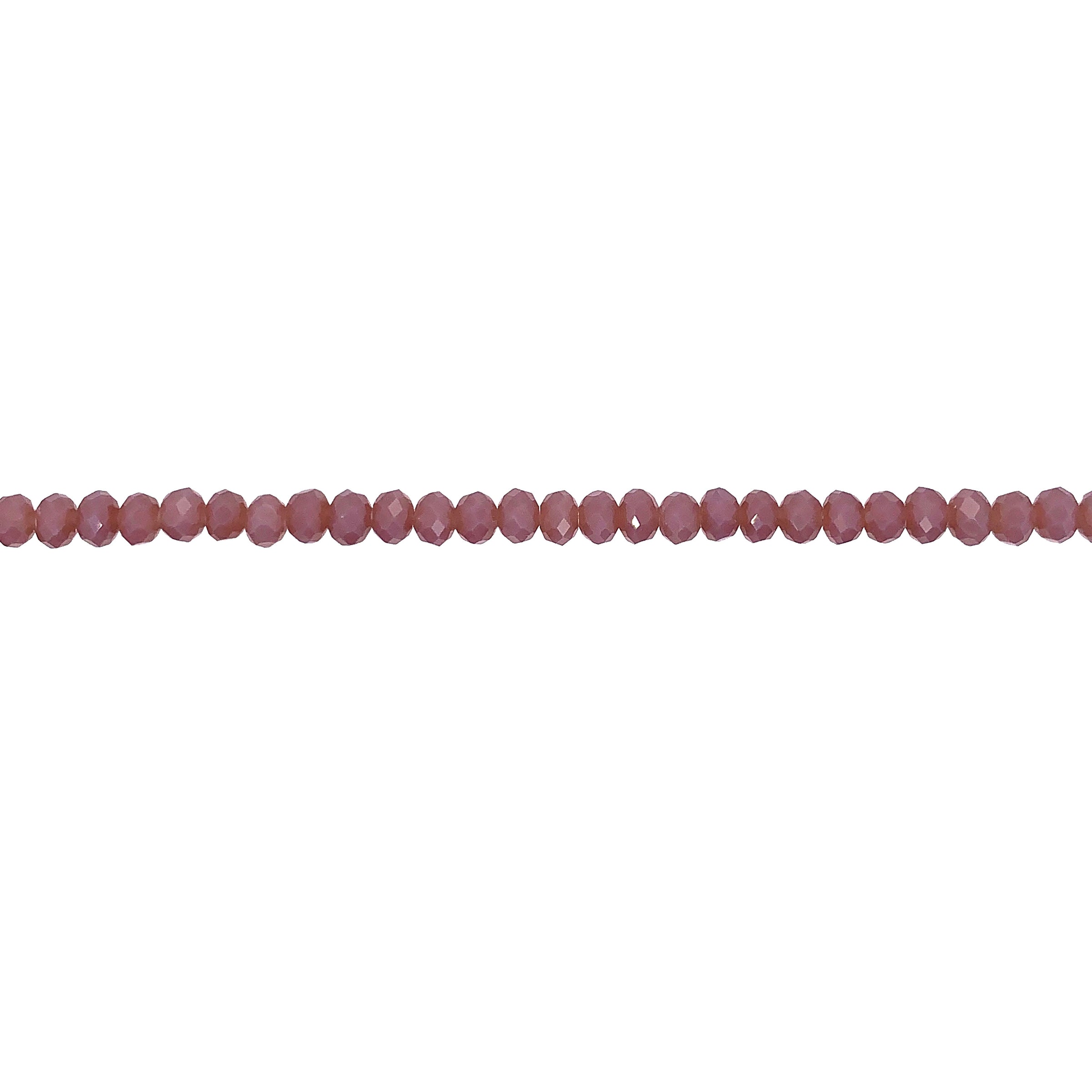 Purple Crystal 4mm - Rondelle