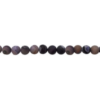 Purple Druzy Agate - Round Beads 10mm