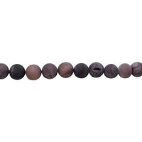 Purple Druzy Agate - Round Beads 12mm