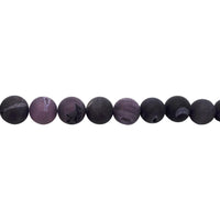 Purple Druzy Agate Beads 14mm