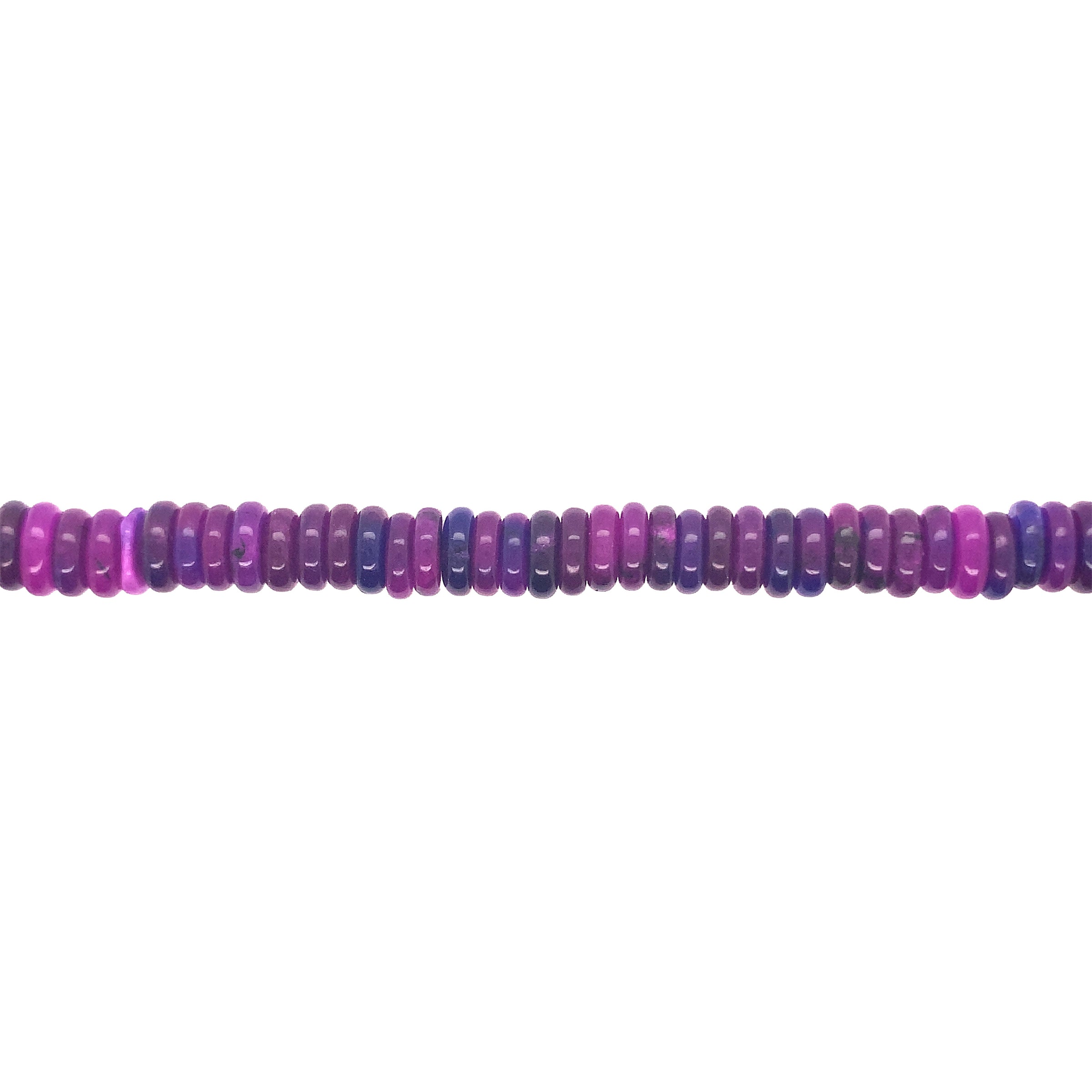 Purple Jade Rondelle Beads 8mm