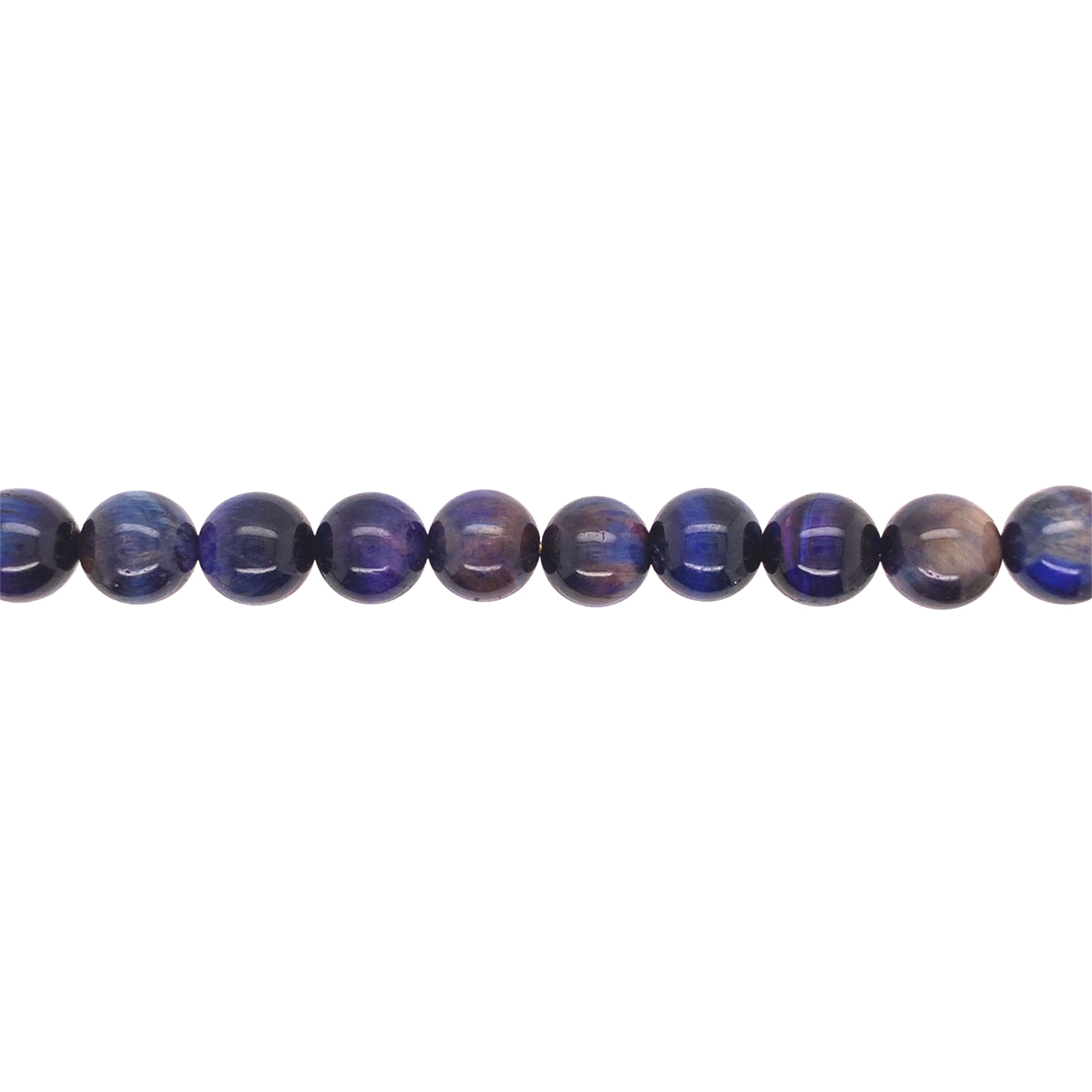 Purple Tiger Eye Beads
