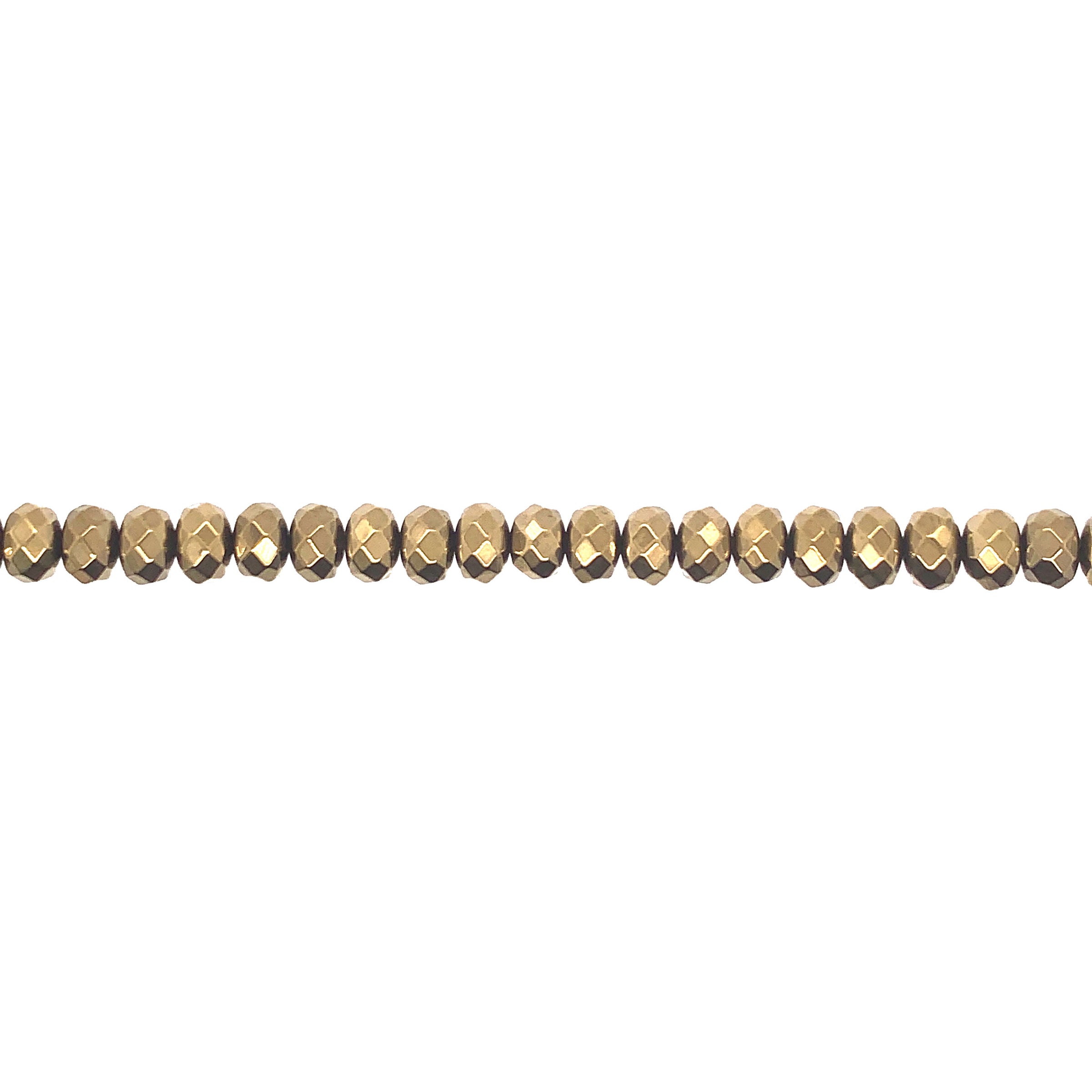 Pyrite Tone Plated Hematite