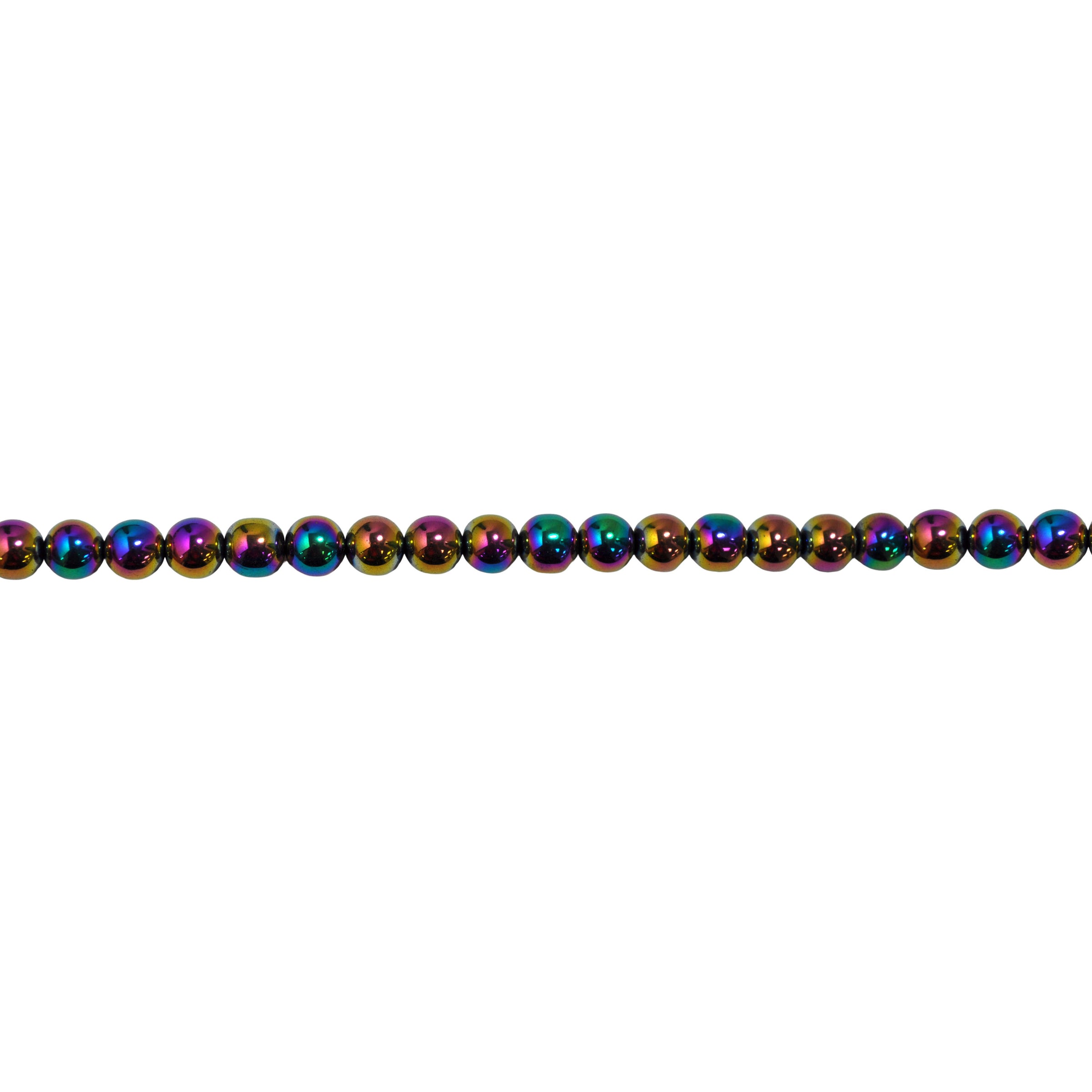 Rainbow Hematite 6mm - Round