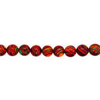 Rainbow Synthetic Turquoise Beads 12mm