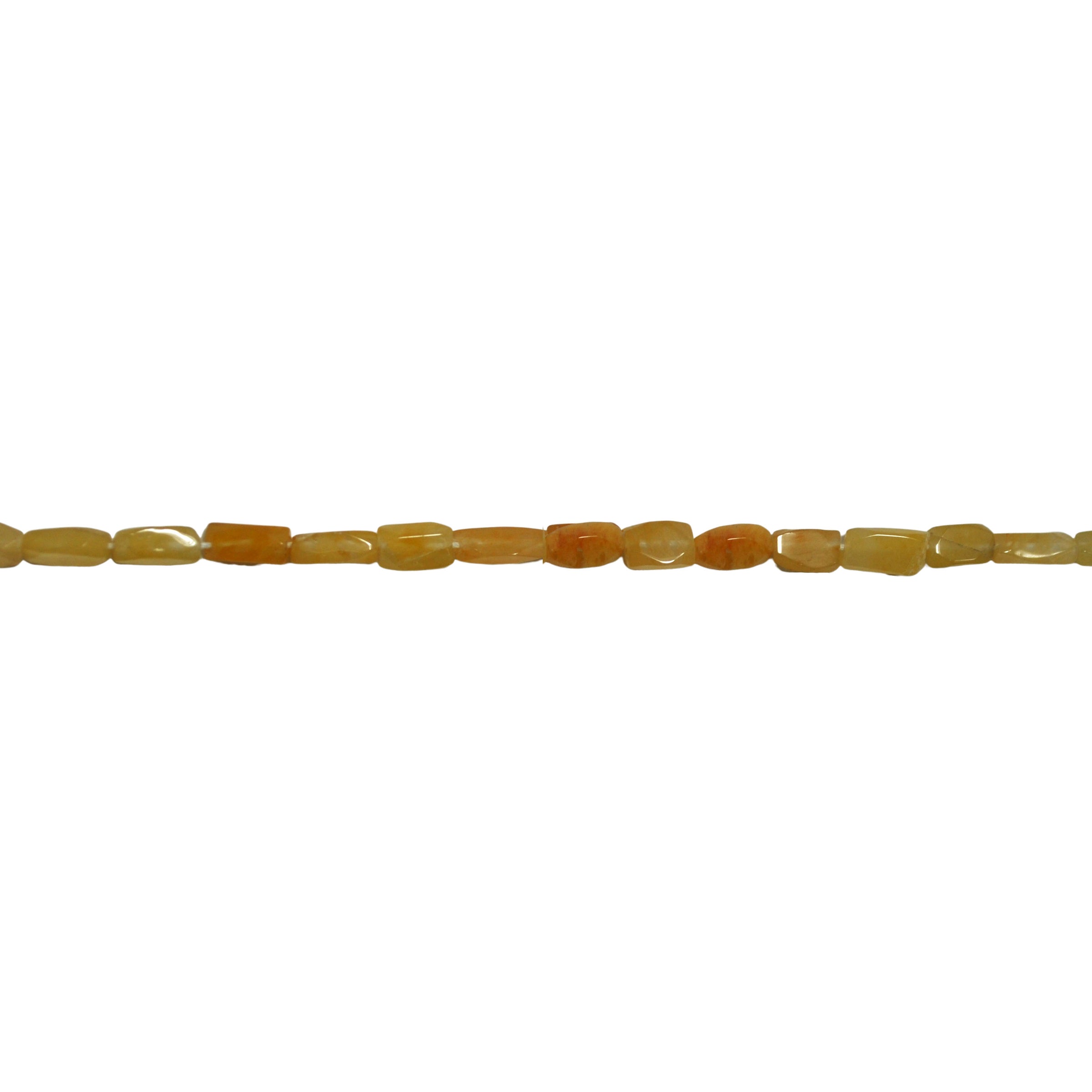 Rectangle Citrine Stone 10mm - Faceted