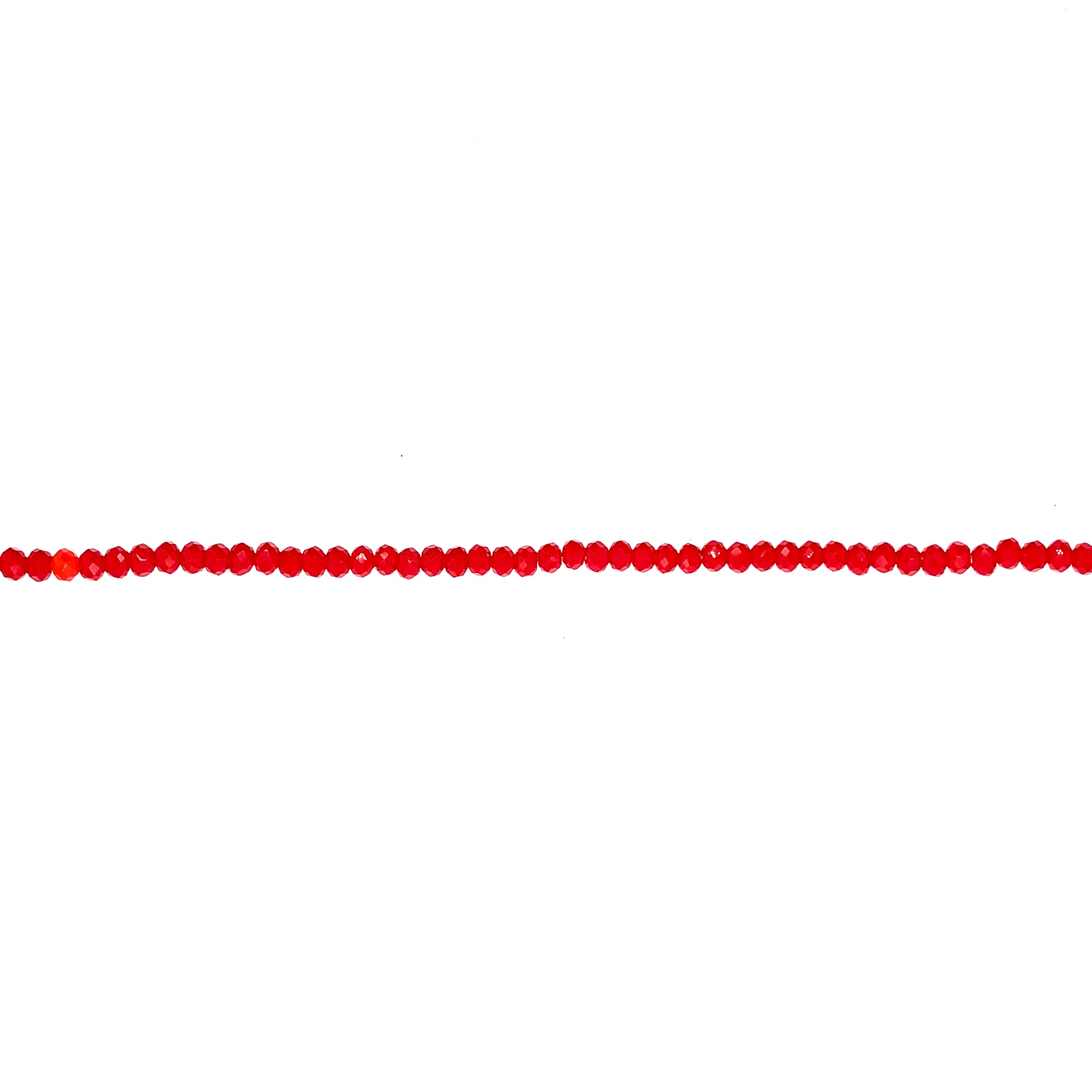 Red Crystal 2mm - Rondelle