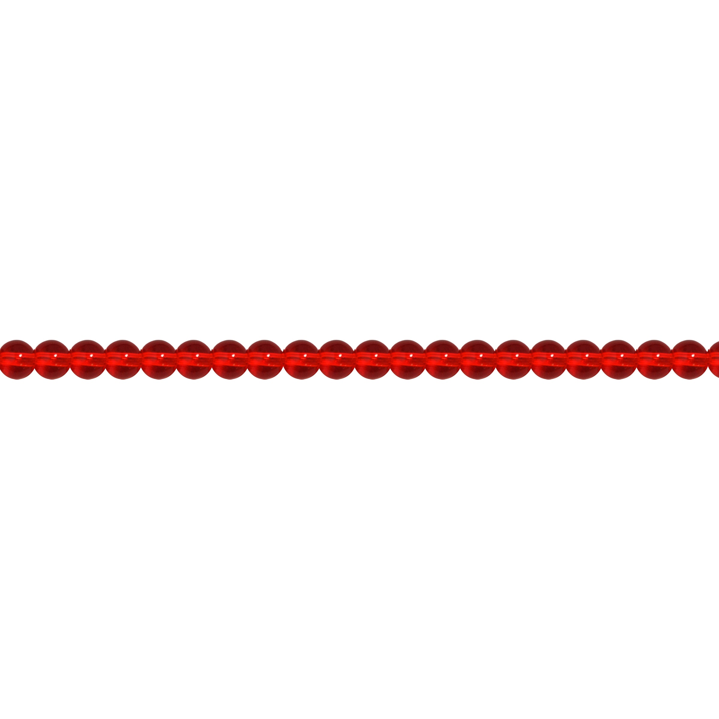Red Crystal 6mm - Round