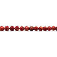 Red Impression Jasper Beads 10mm