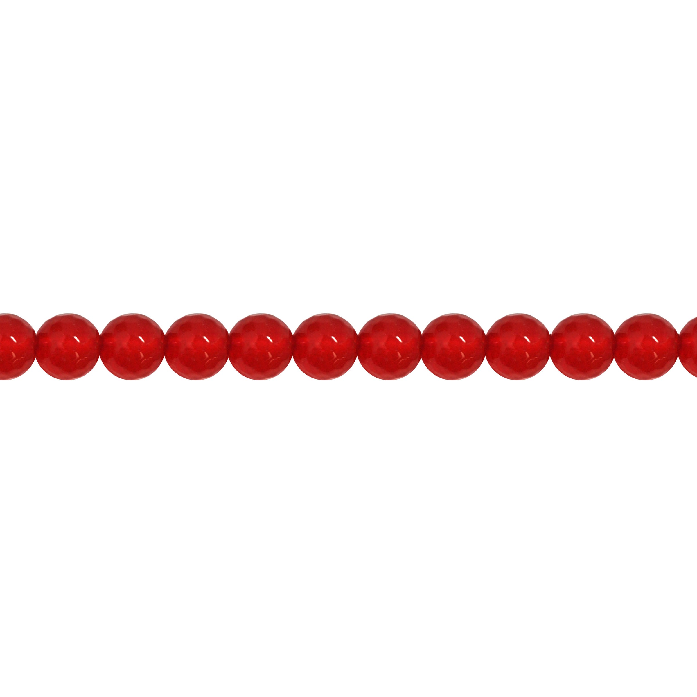 Red Jade 12mm - Faceted