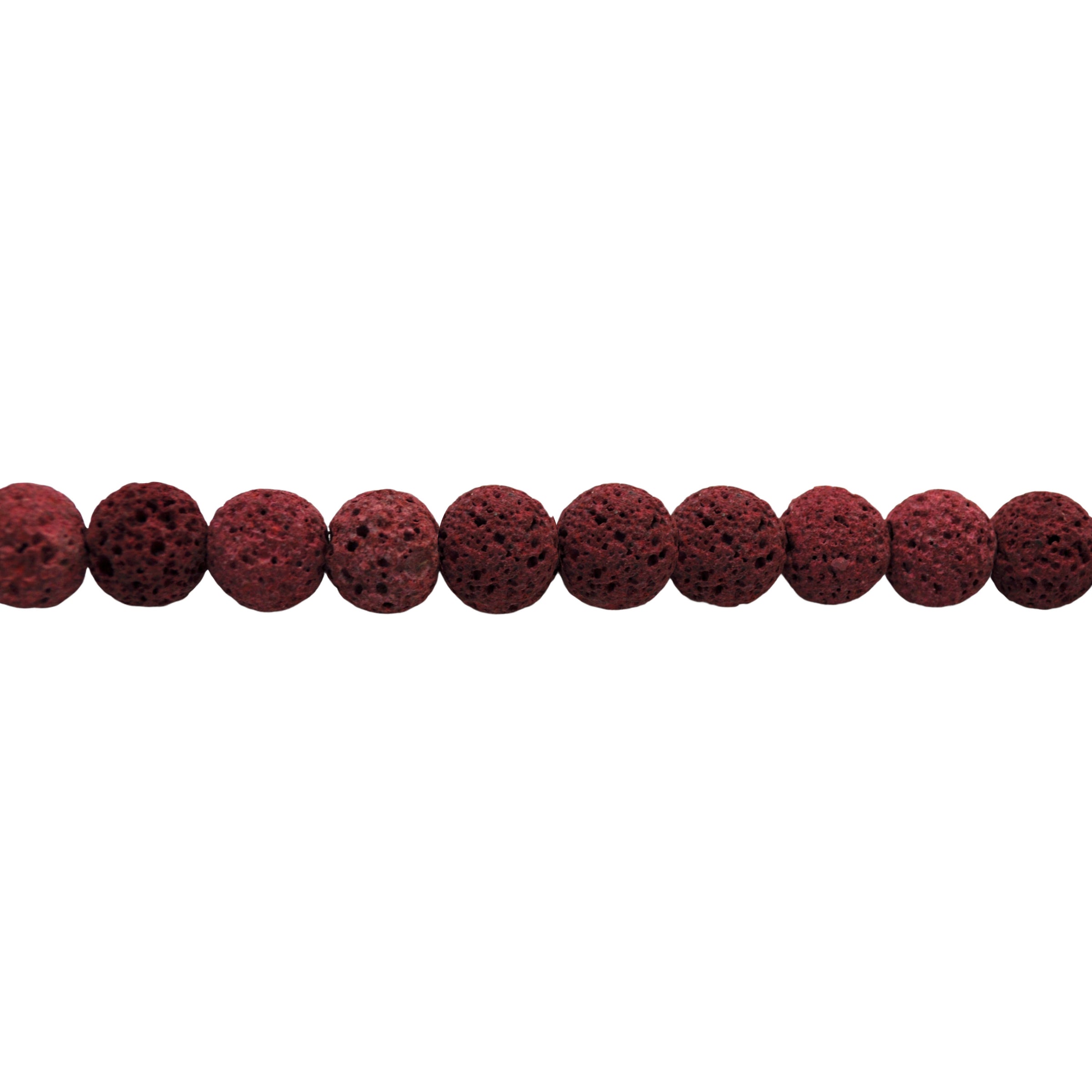 Red Lava Beads