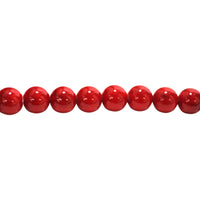 Red Mashan Jade - Round 10mm