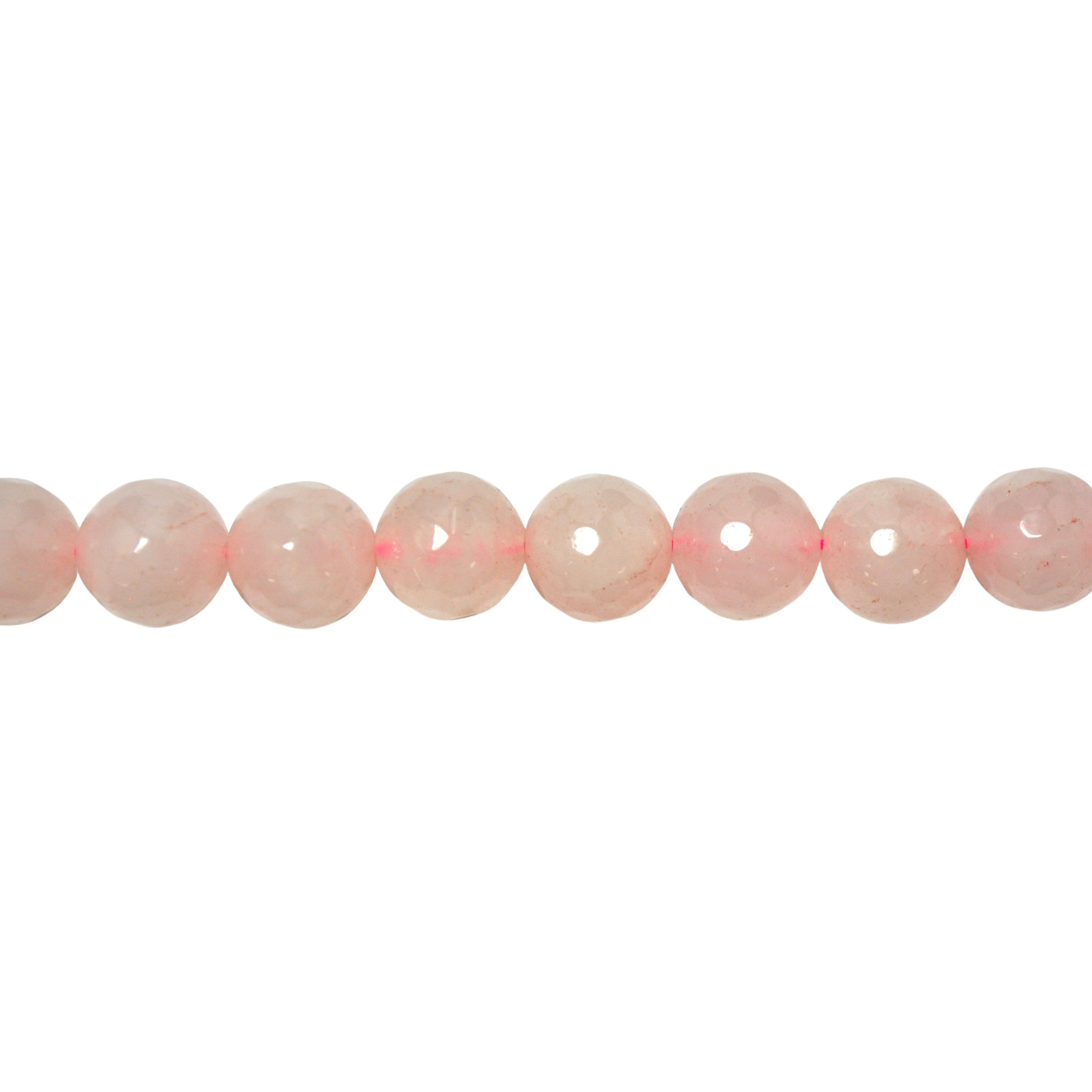 Rose Quartz Faceted Beads