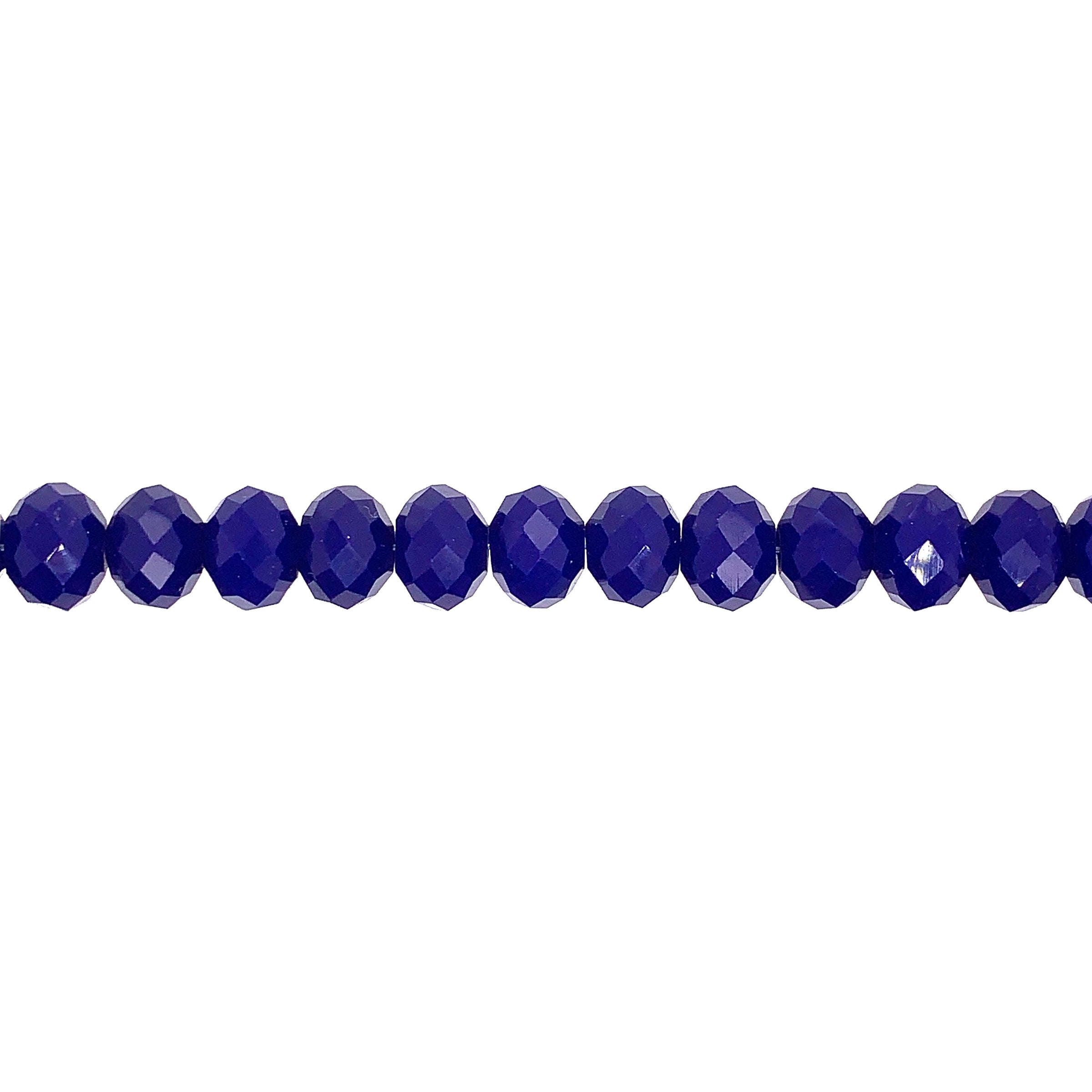 Royal Blue Crystal 8mm - Rondelle