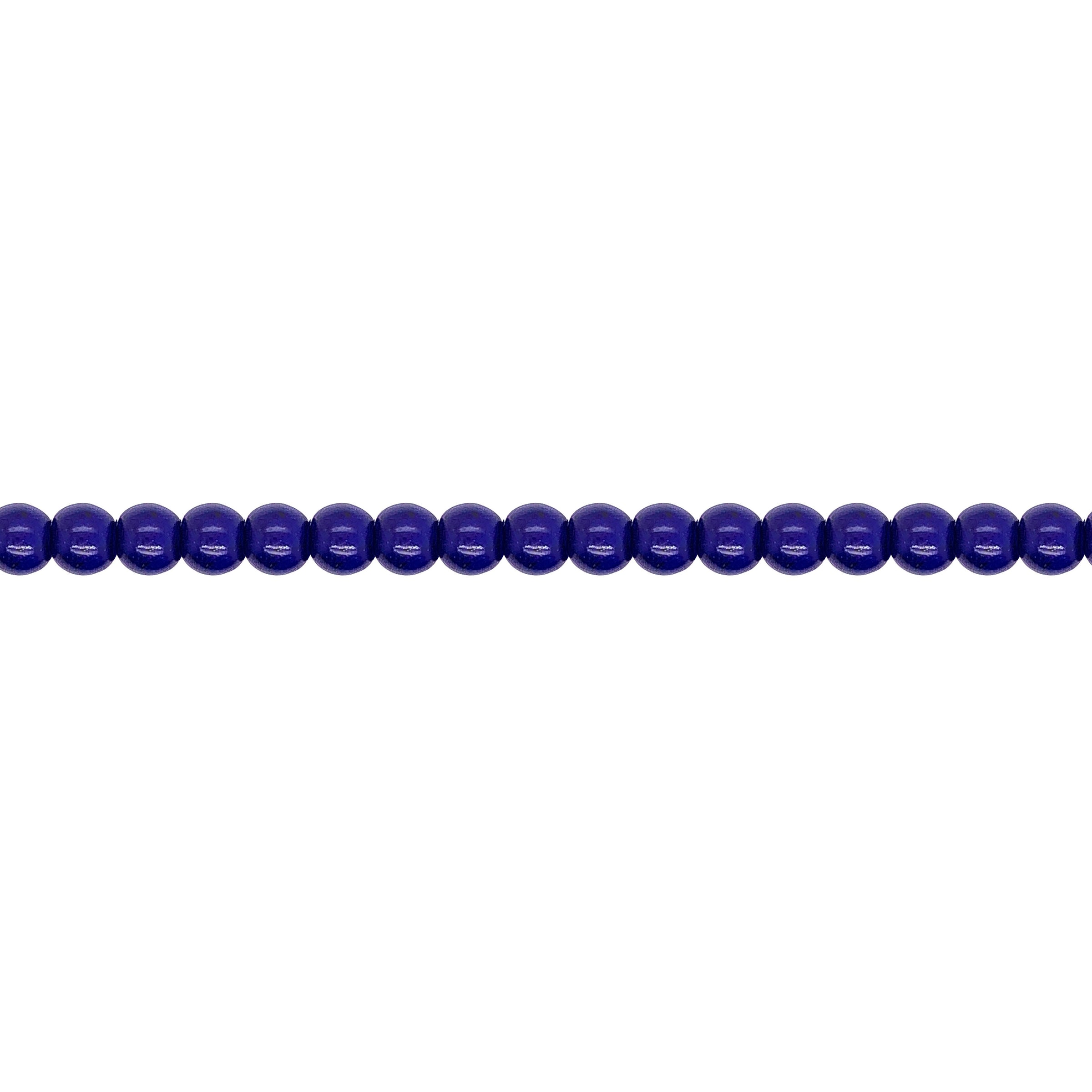 Royal Blue Synthetic Turquoise 6mm - Round