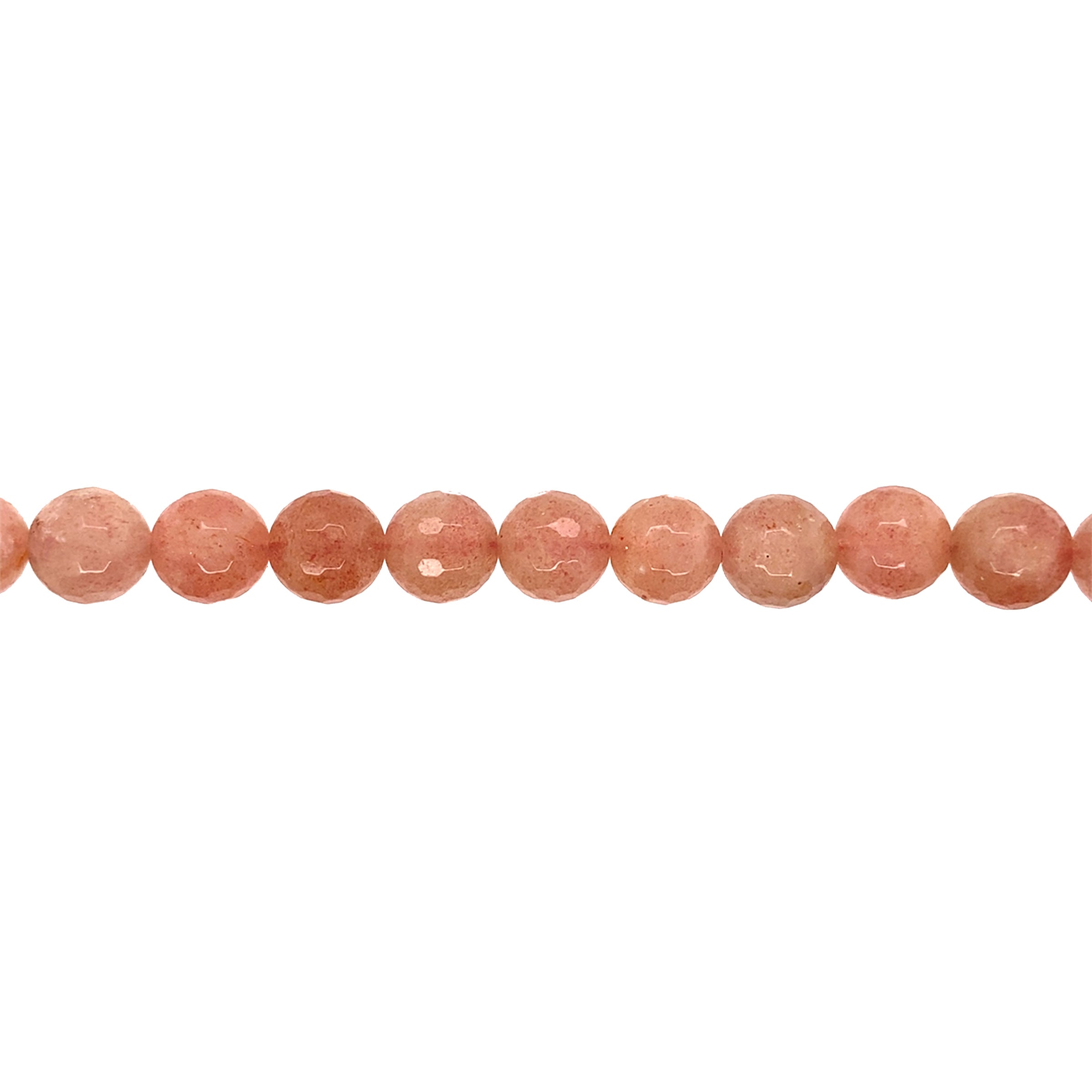 Ruby Quartz Faceted Beads 12mm