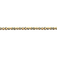 Salmon Marble Synthetic Turquoise - Round 6mm
