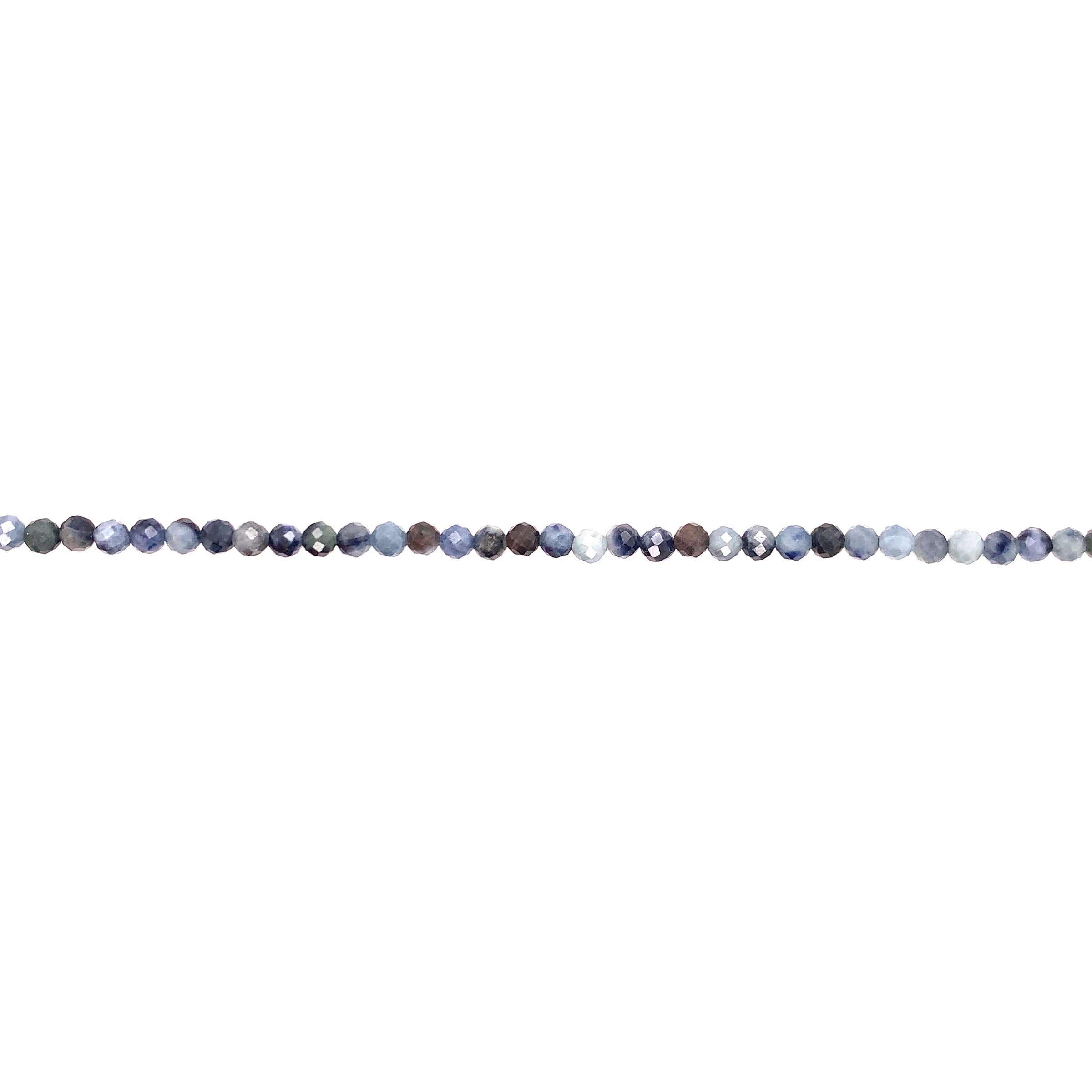 Sapphire Faceted Beads