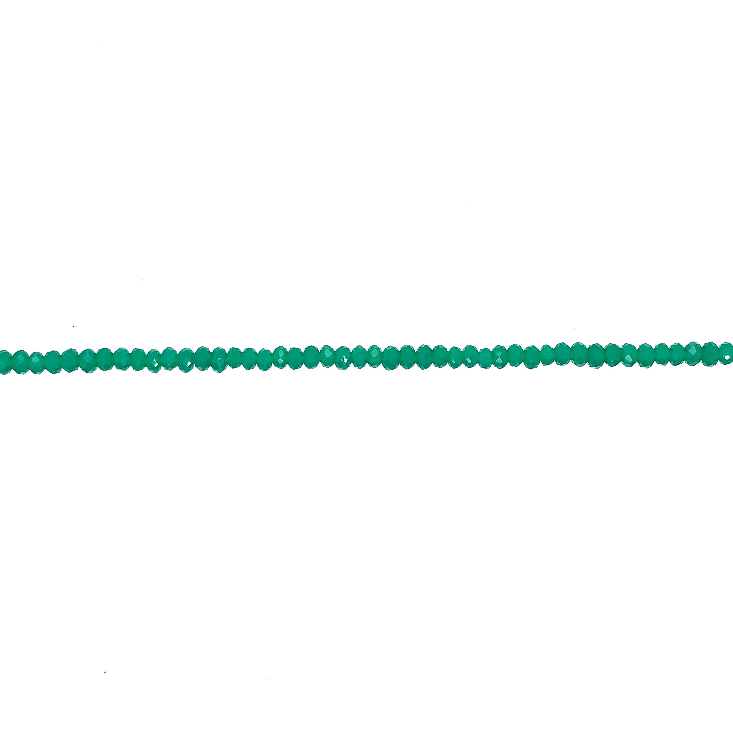 Sea Green Crystal 4mm - Rondelle