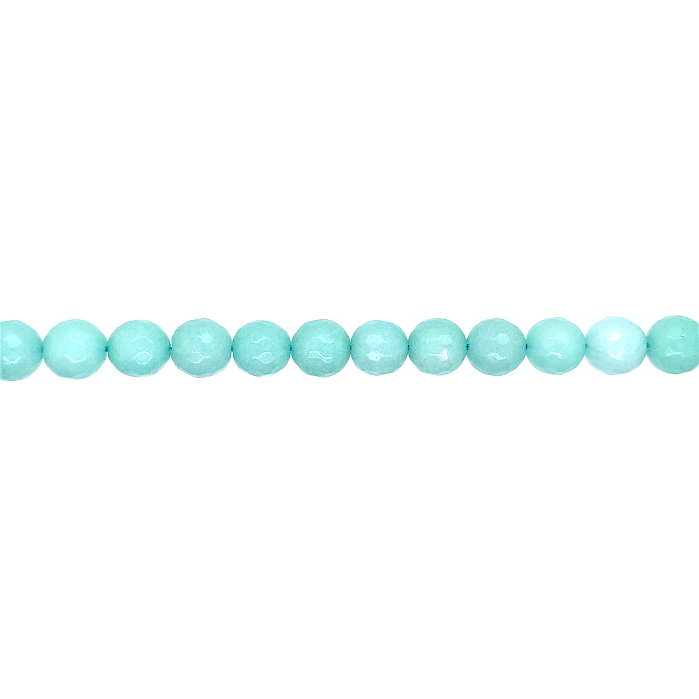 Seafoam Green Jade 8mm - Faceted