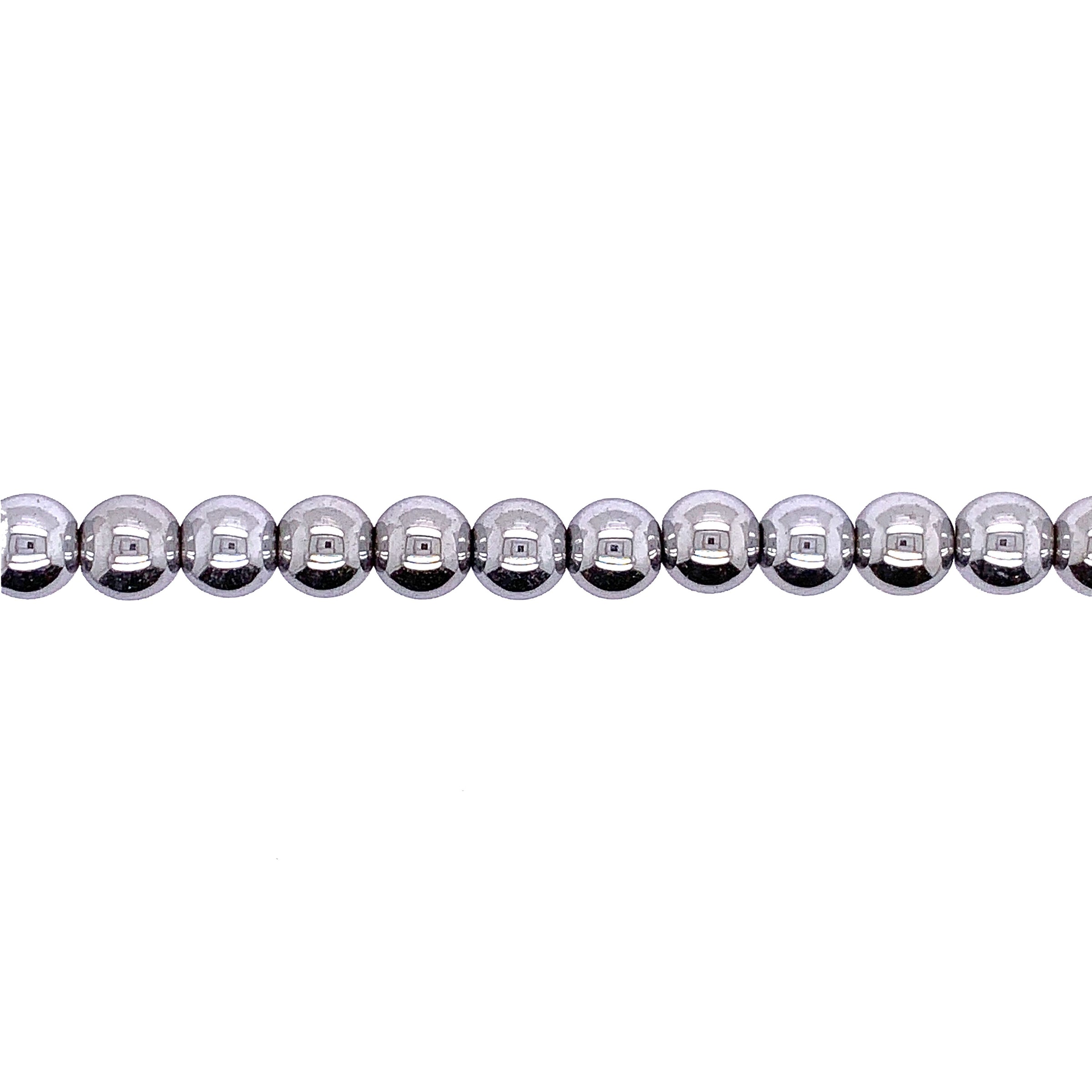 Silver Hematite 6mm - Round