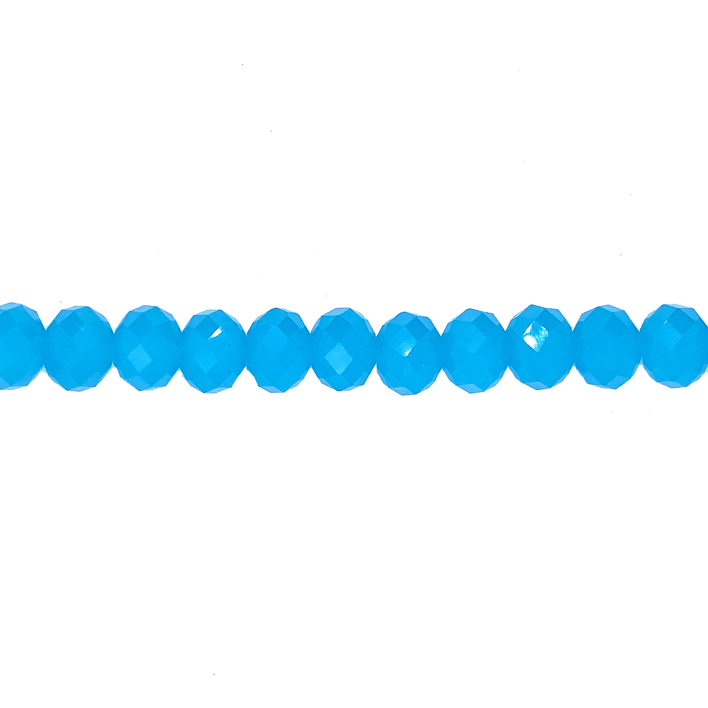 Sky Blue Crystal 10mm - Rondelle