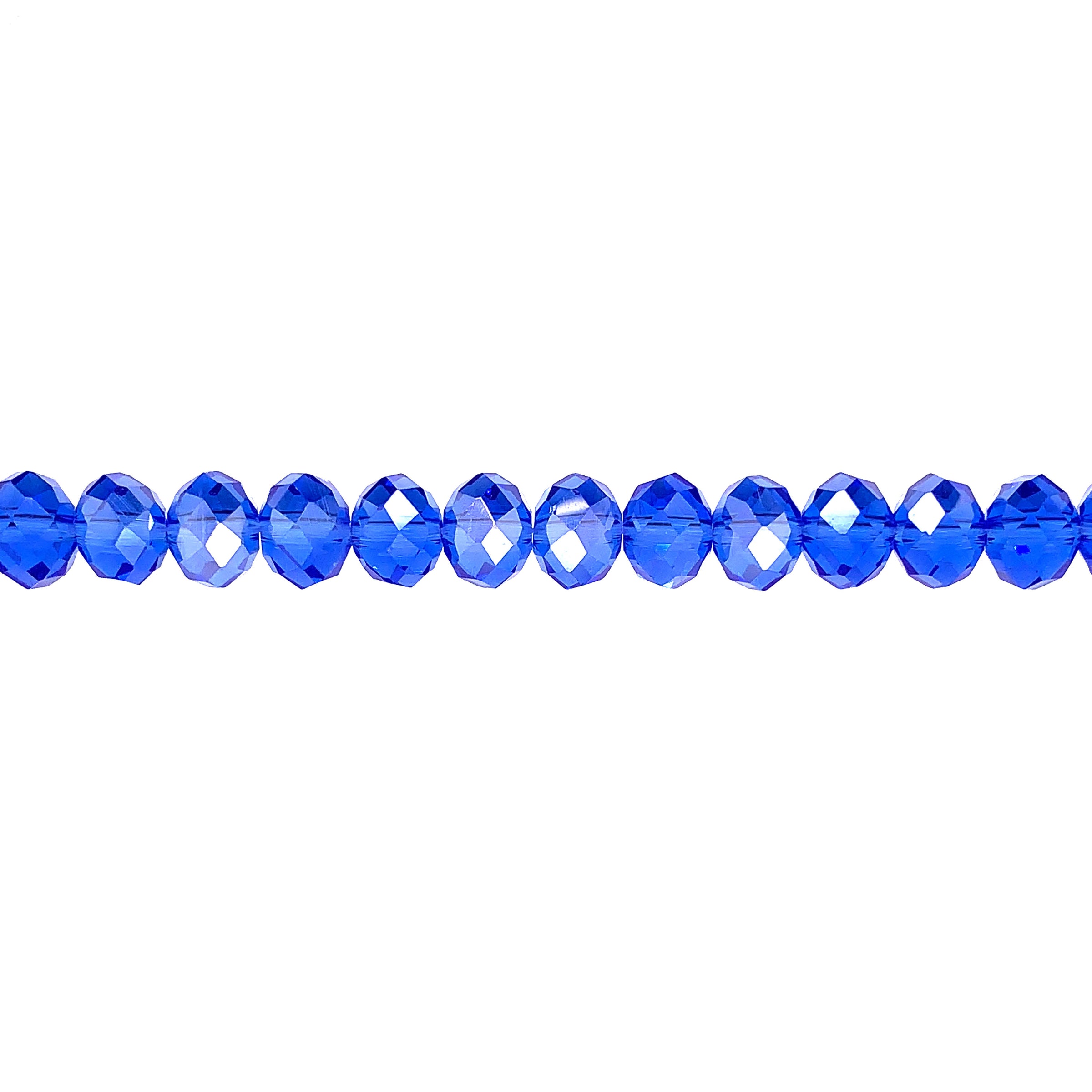 Sky Blue Crystal 8mm - Rondelle 