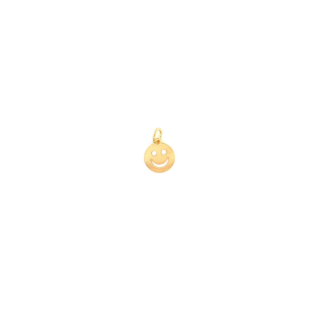 Smiley Charm - Gold Filled