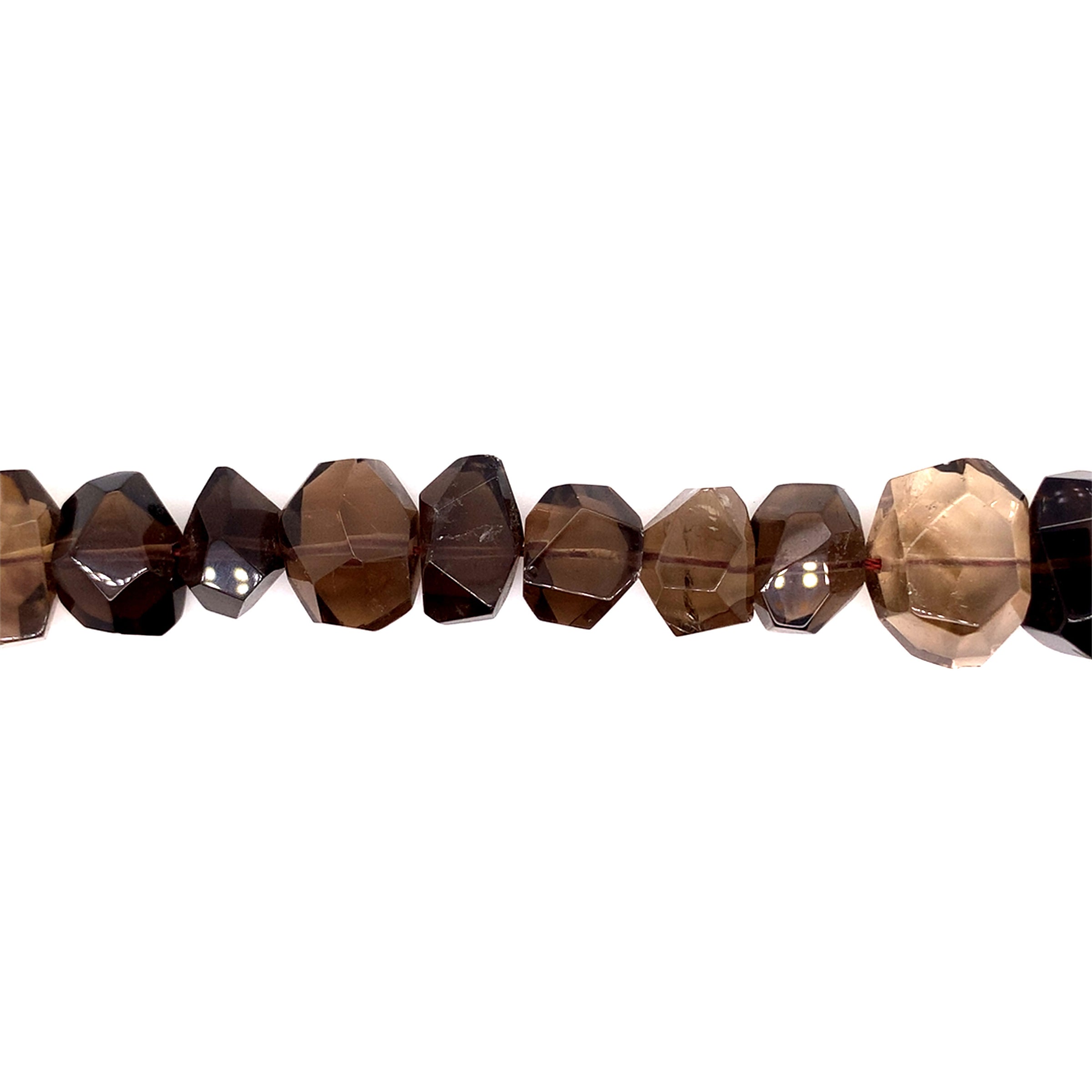 Smoky Quartz 18mm - Cut Nuggets