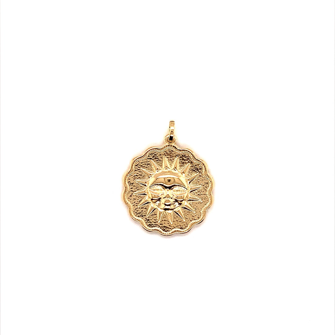 Sun Pendant - Gold Filled