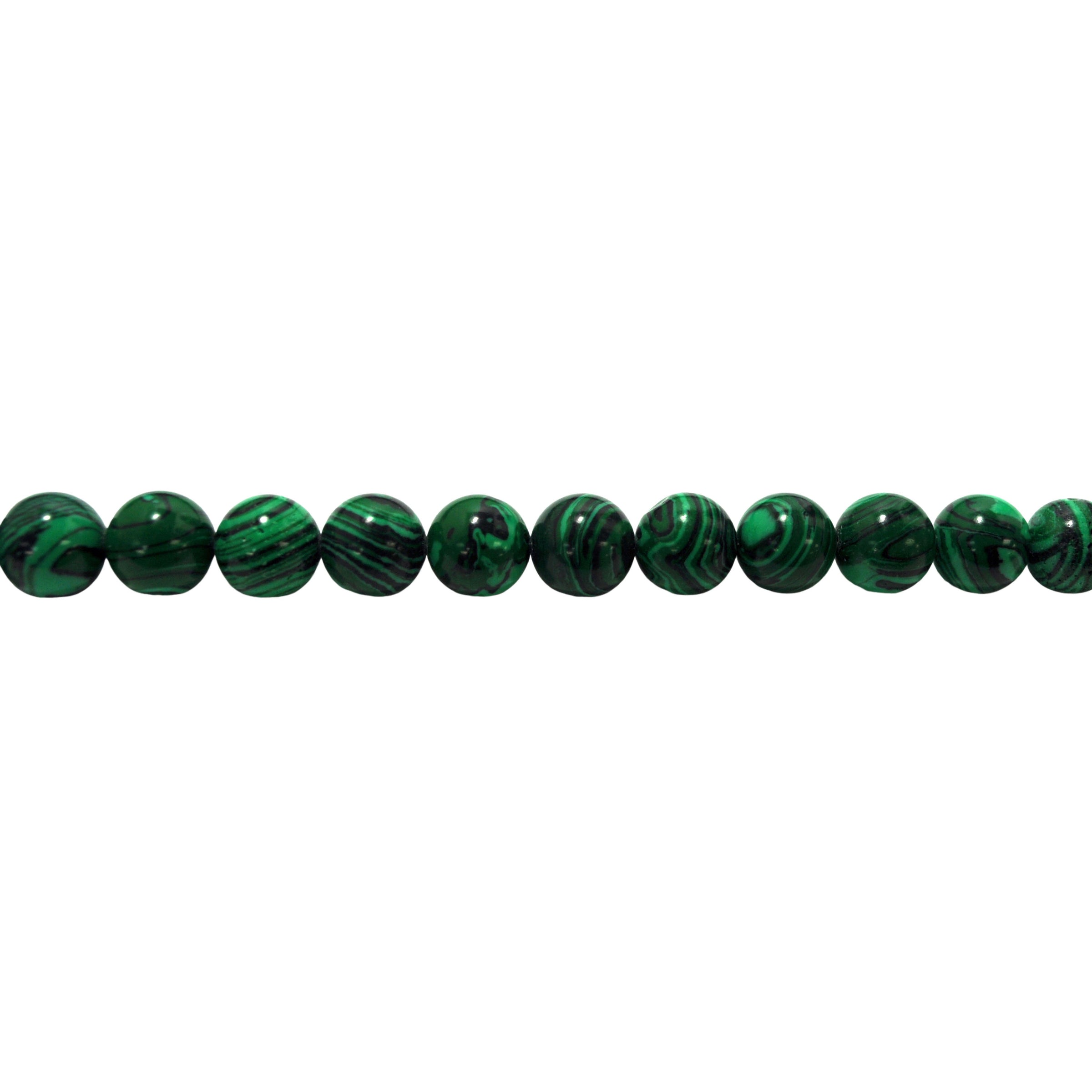 Synthetic Malachite Beads