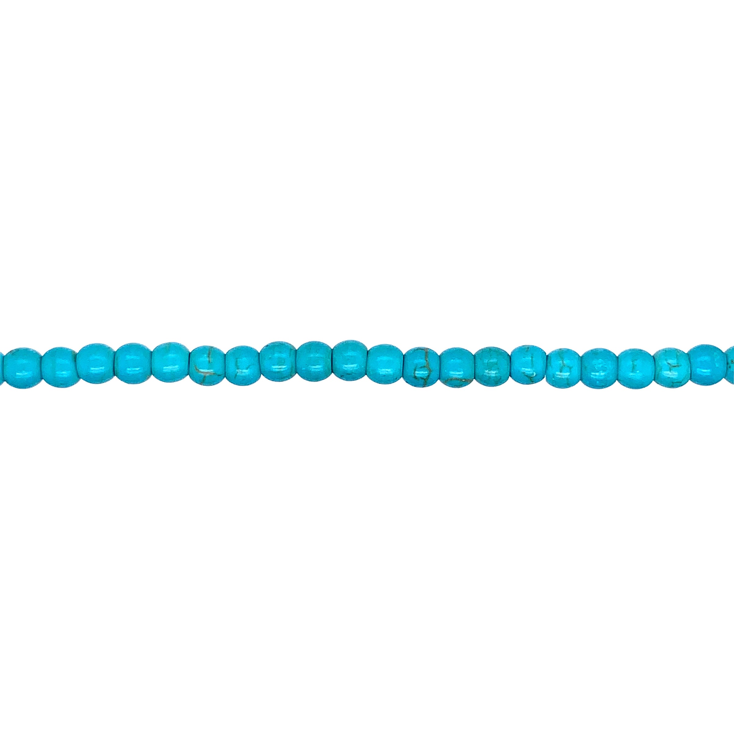 Synthetic Turquoise 4mm - Round
