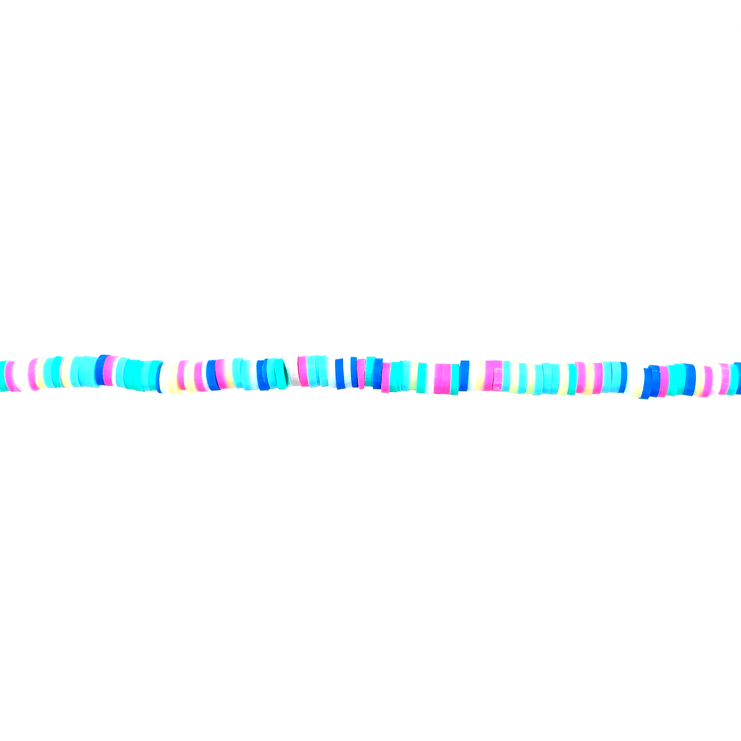 Teal Melody Heishi Disc Beads 1mm