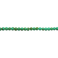 Teal Synthetic Turquoise 6mm - Round