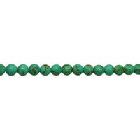 Teal Synthetic Turquoise 8mm - Round