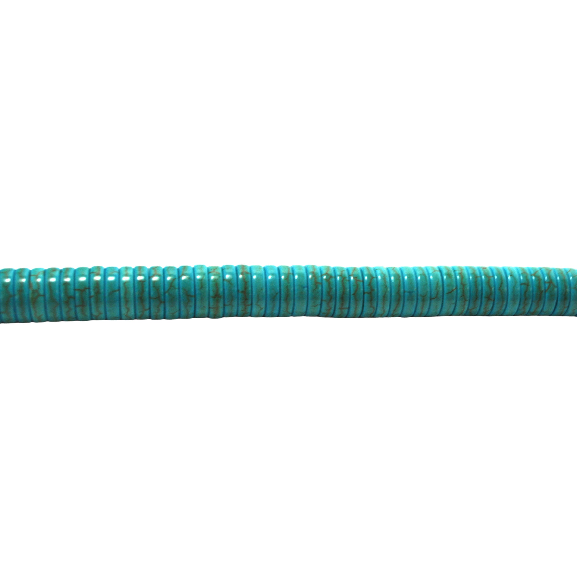 Teal Synthetic Turquoise Rondelle Beads-4