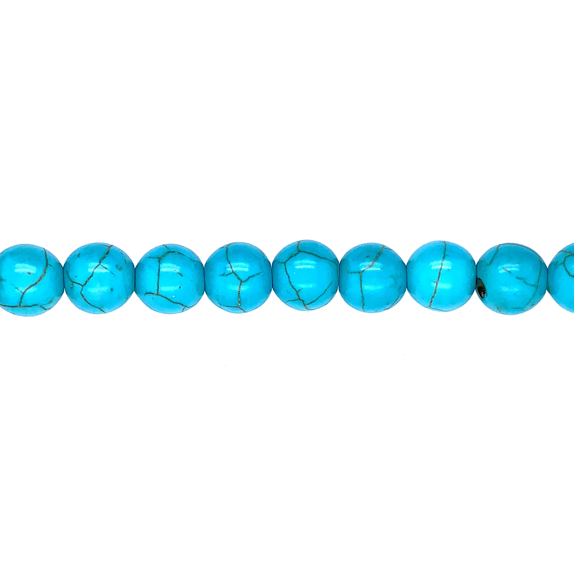 Teal Turquoise 10mm - Round