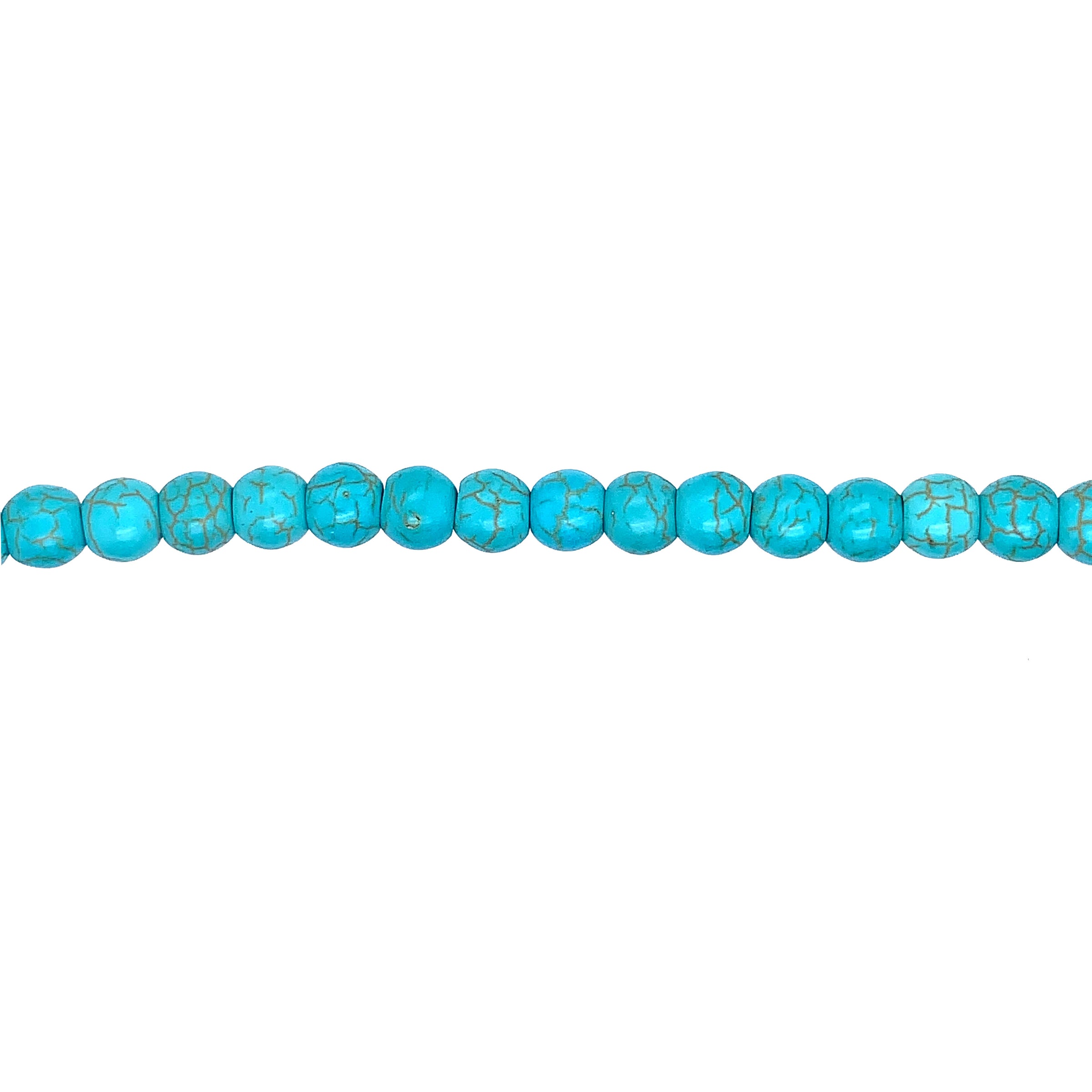Teal Turquoise 6mm - Round