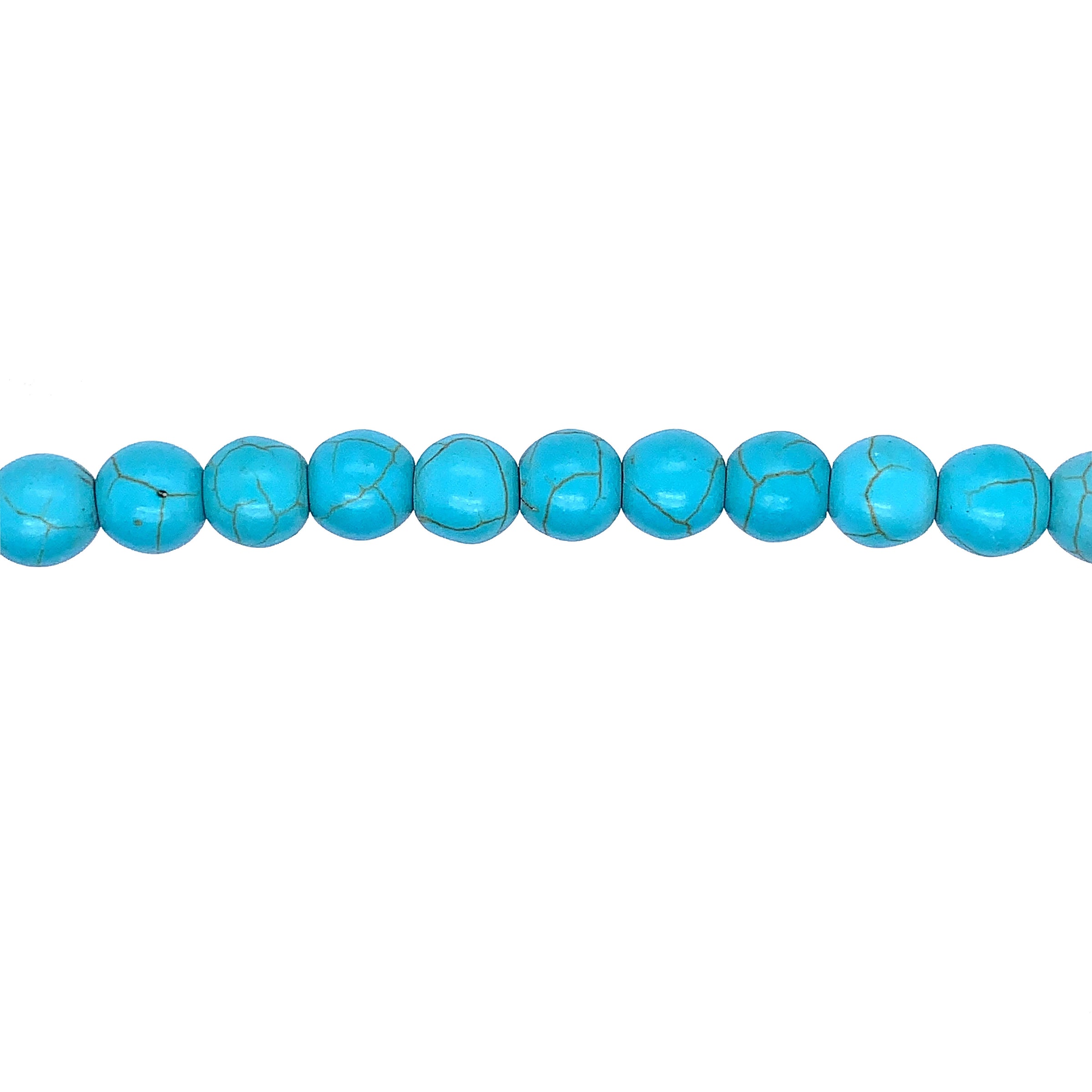 Teal Turquoise 8mm - Round